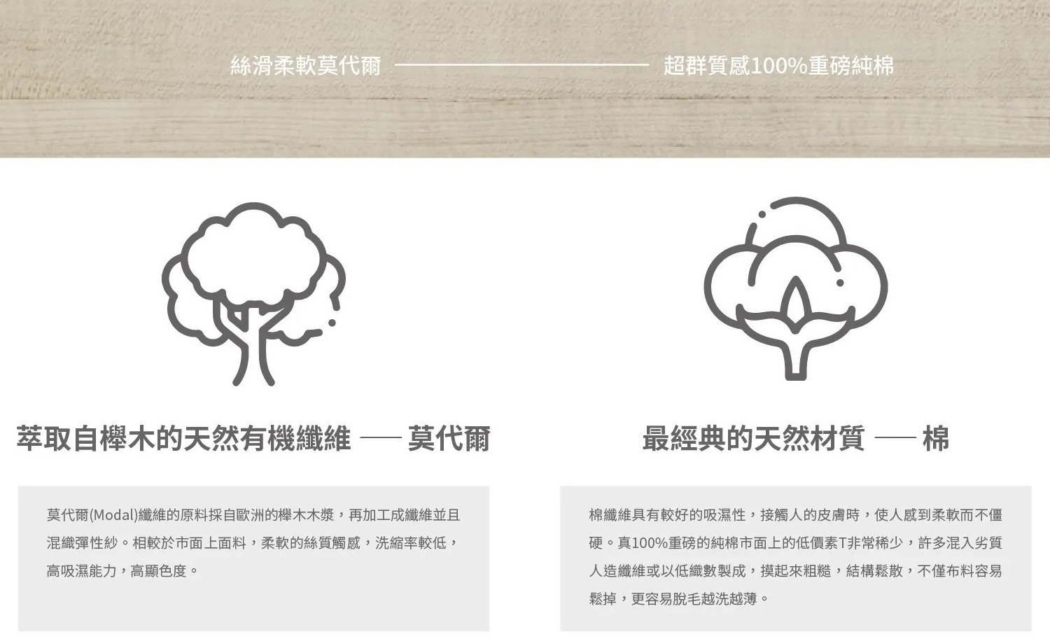 TAIWANIZE嚴選32支莫代爾