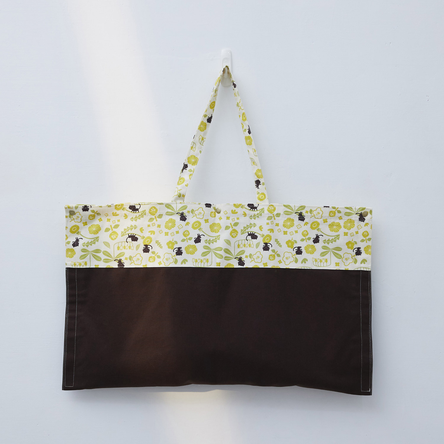 （絕版）買花袋/藝術家聯名/印花樂 x 米力/黃花與無辜貓