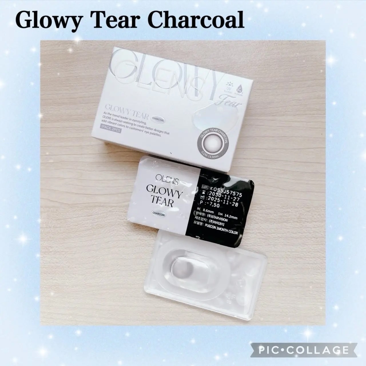 OLENS Glowy Tear Monthly (Charcoal)