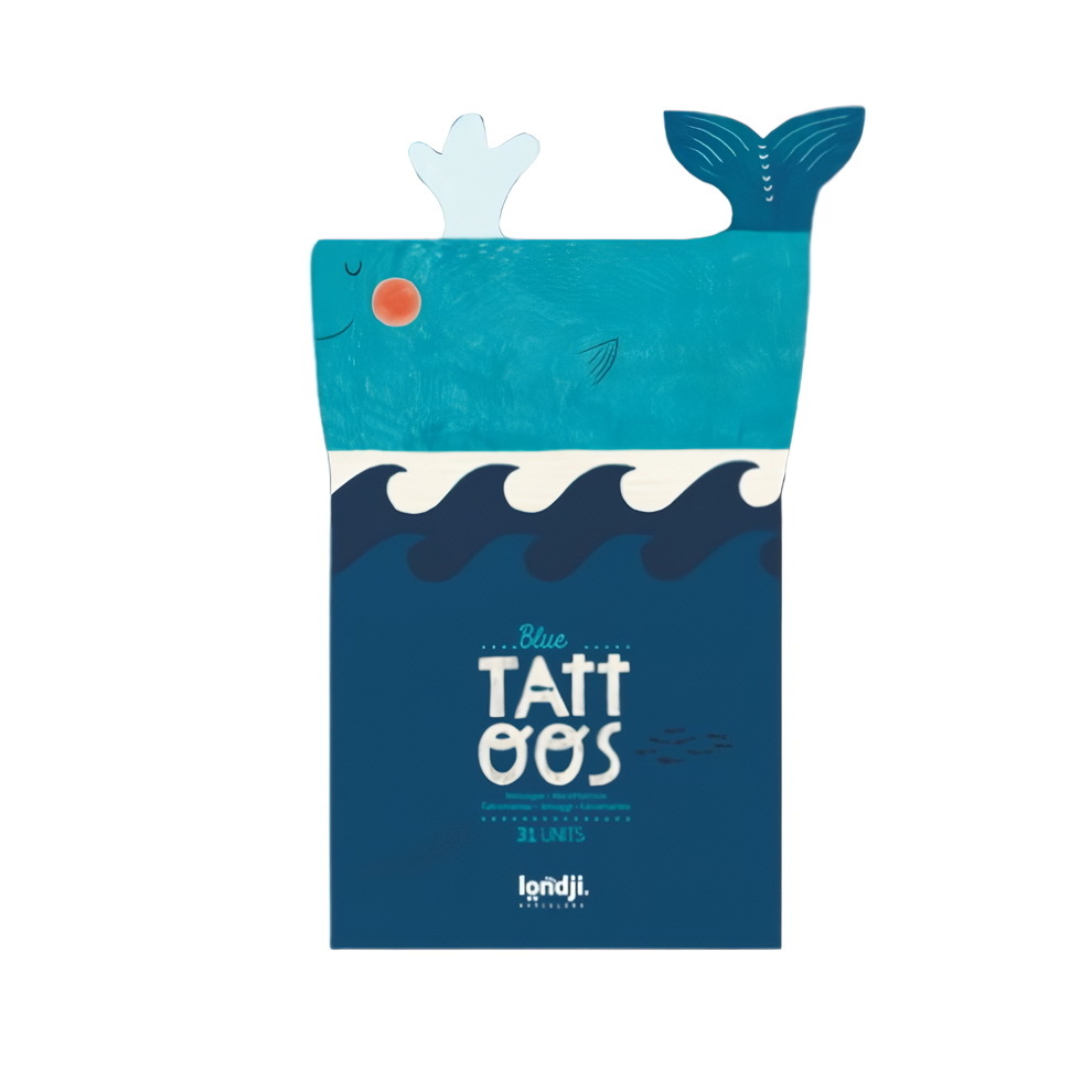 (預購4/7)西班牙Londji 海洋生物紋身貼紙
