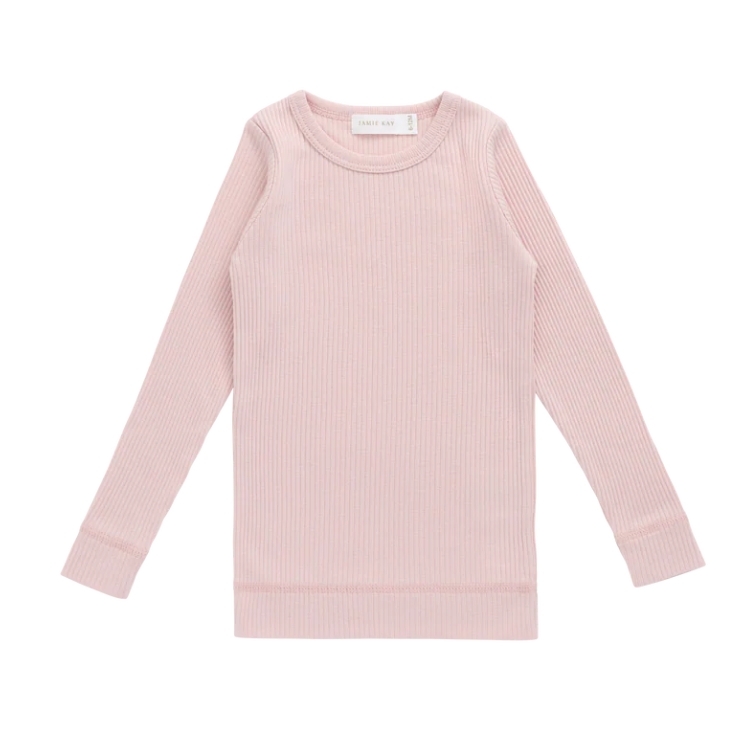 （預購）JAMIEKAY 莫代爾棉螺紋長袖上衣 Organic Cotton Modal Marina Long Sleeve Top - Trinket