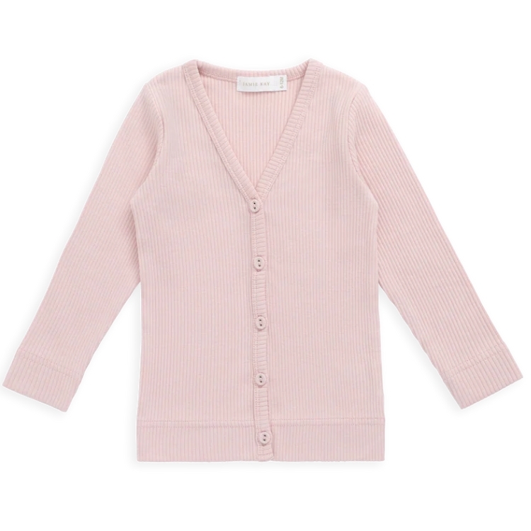 （預購）JAMIEKAY 莫代爾棉螺紋開衫 Organic Cotton Modal Cardigan - Trinket