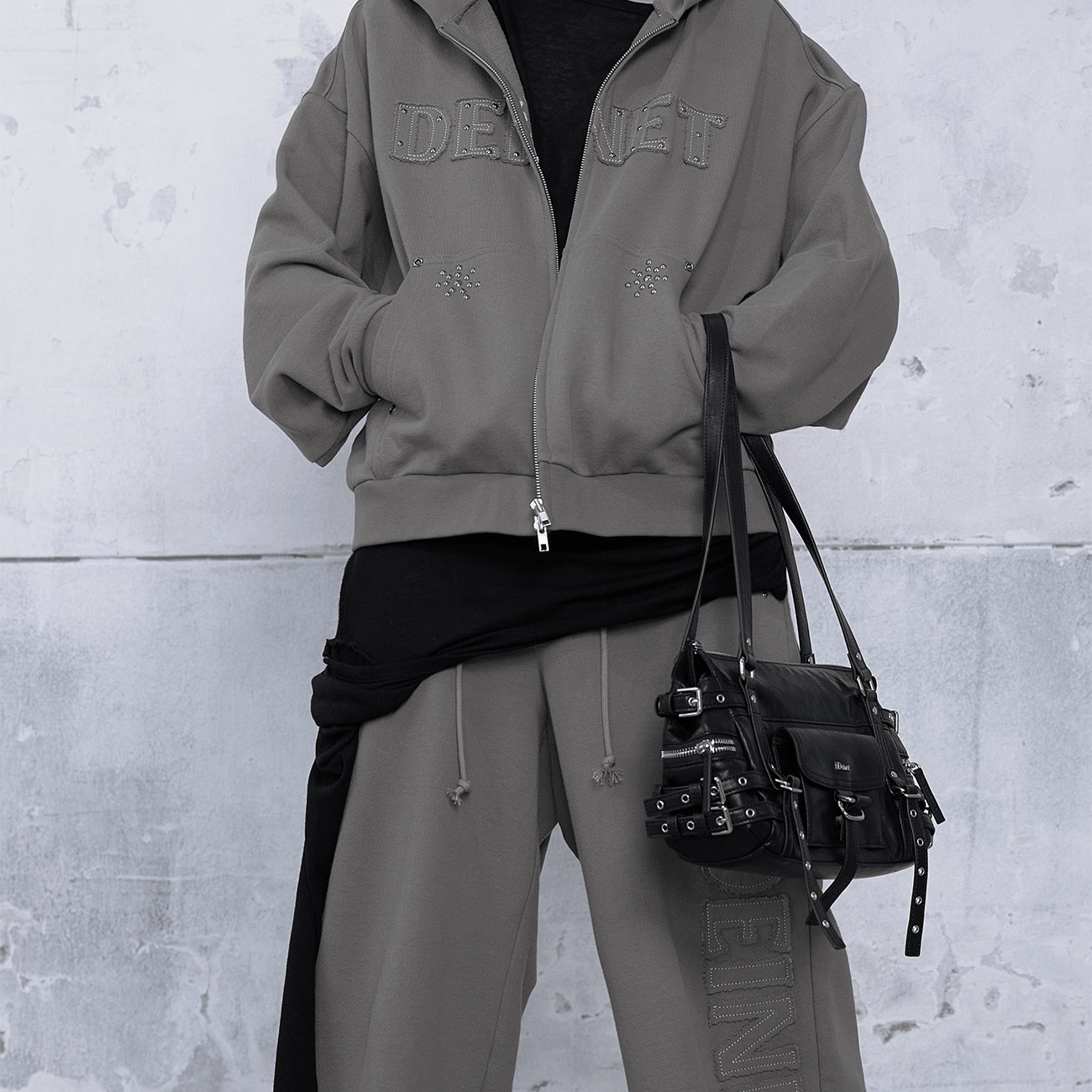 DEINET｜BELTED POCKET MINI SHOULDER BAG [2 colors]