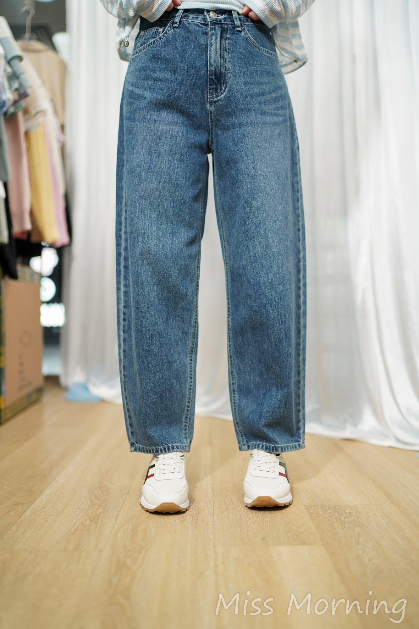 有型洗水色牛仔褲(34113)