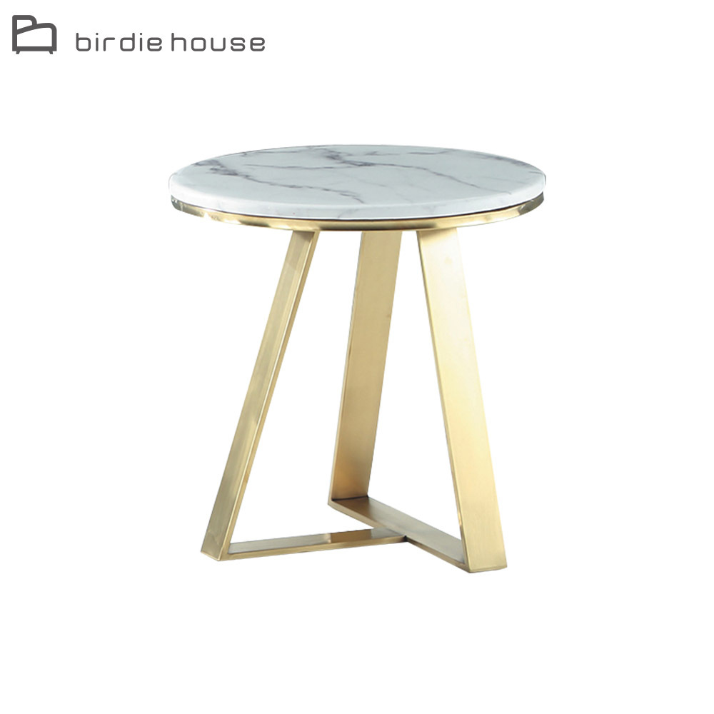 柏蒂家居-伊文圓形石面小茶几