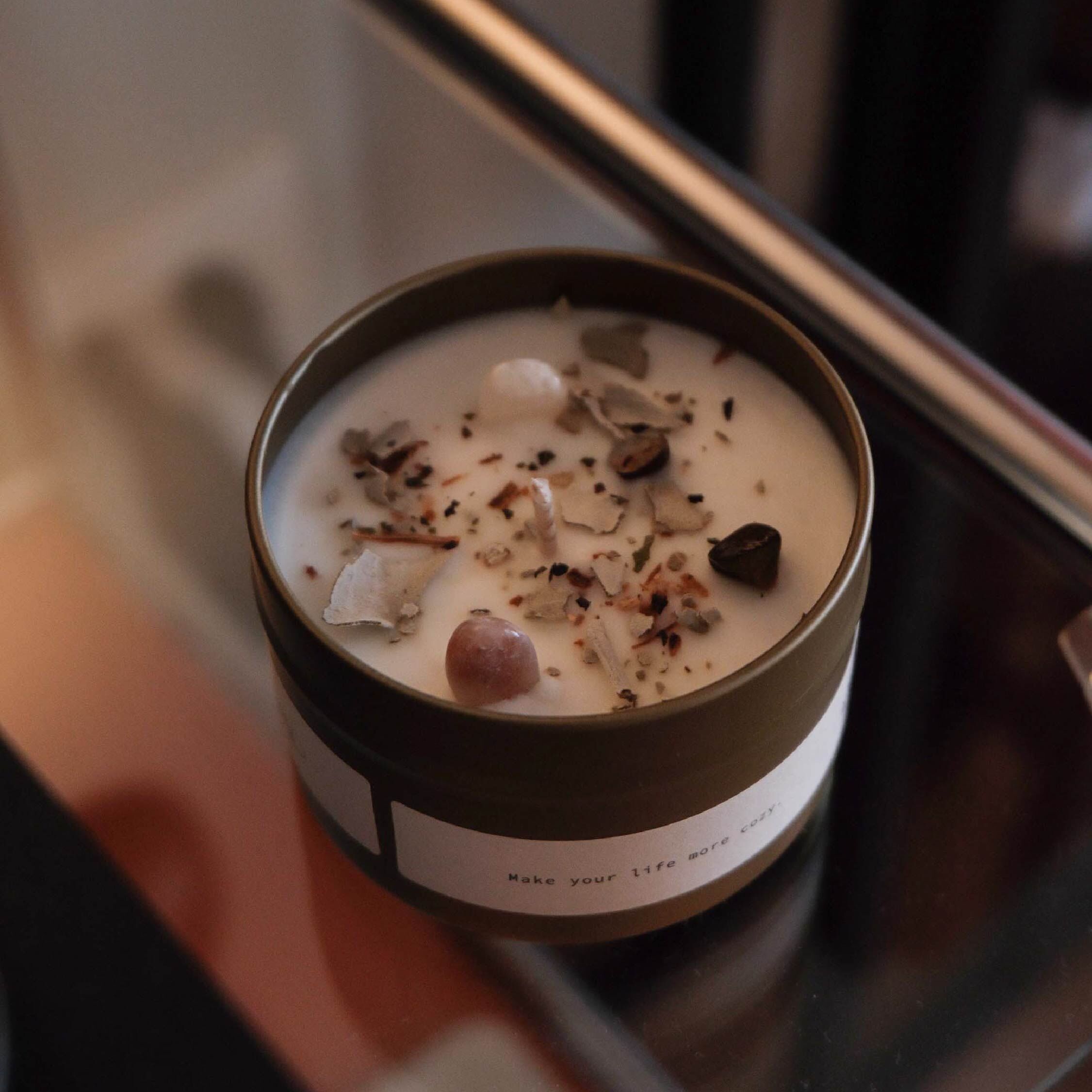 Here 草藥蠟燭-白鼠尾草