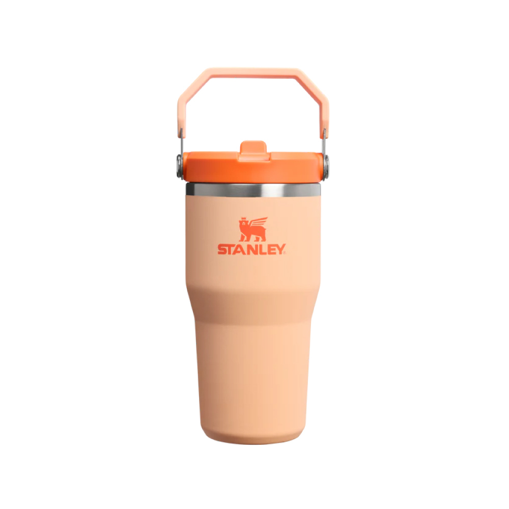 STANLEY 經典系列 IceFlow 手提吸管杯2.0 0.59L / 雪酪橙