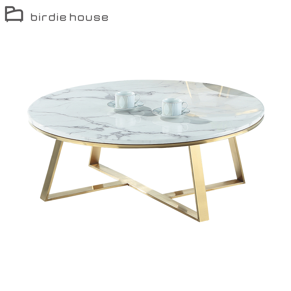 柏蒂家居-娜拉圓形石面大茶几