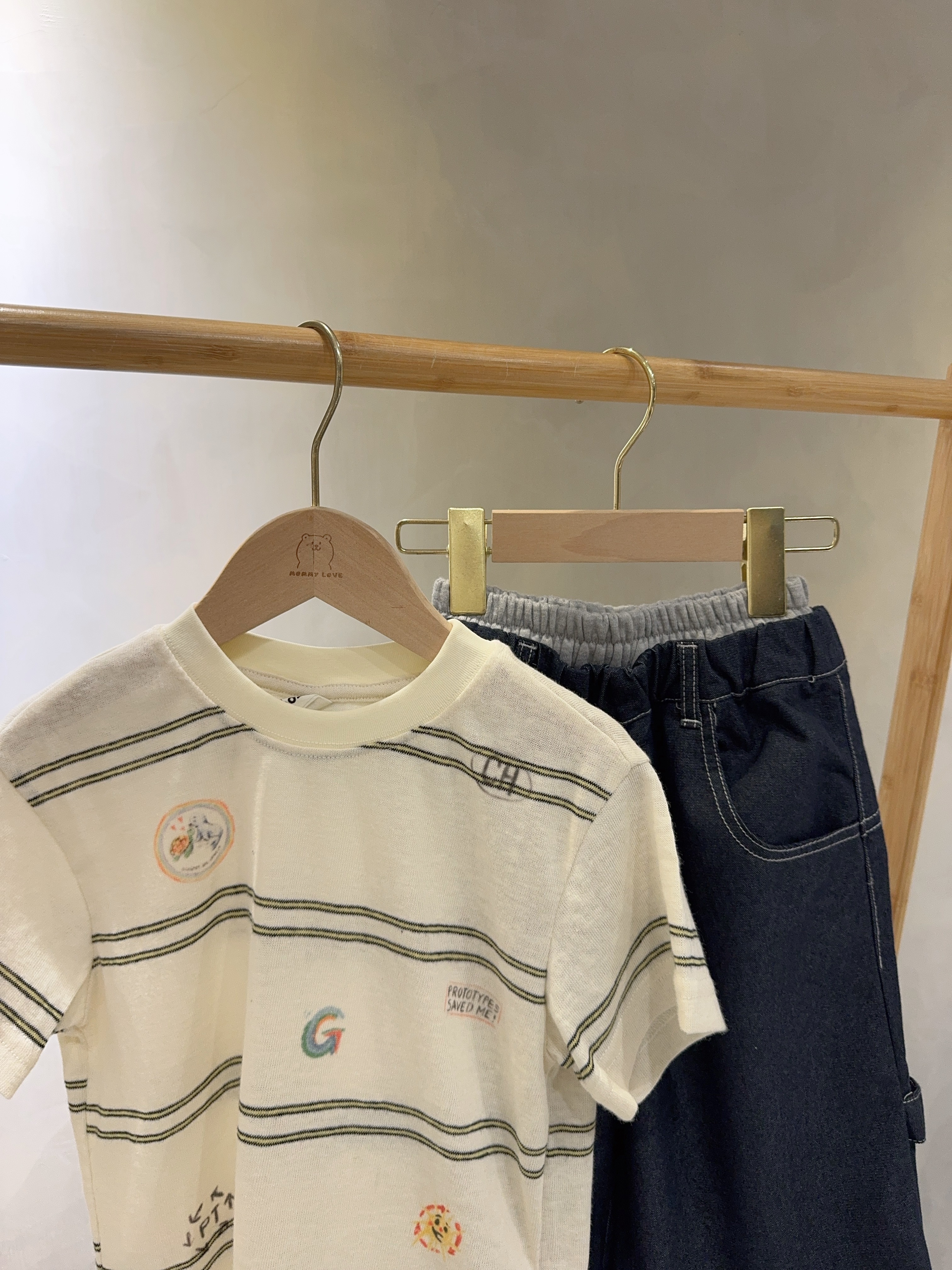 69059印花條紋上衣C217