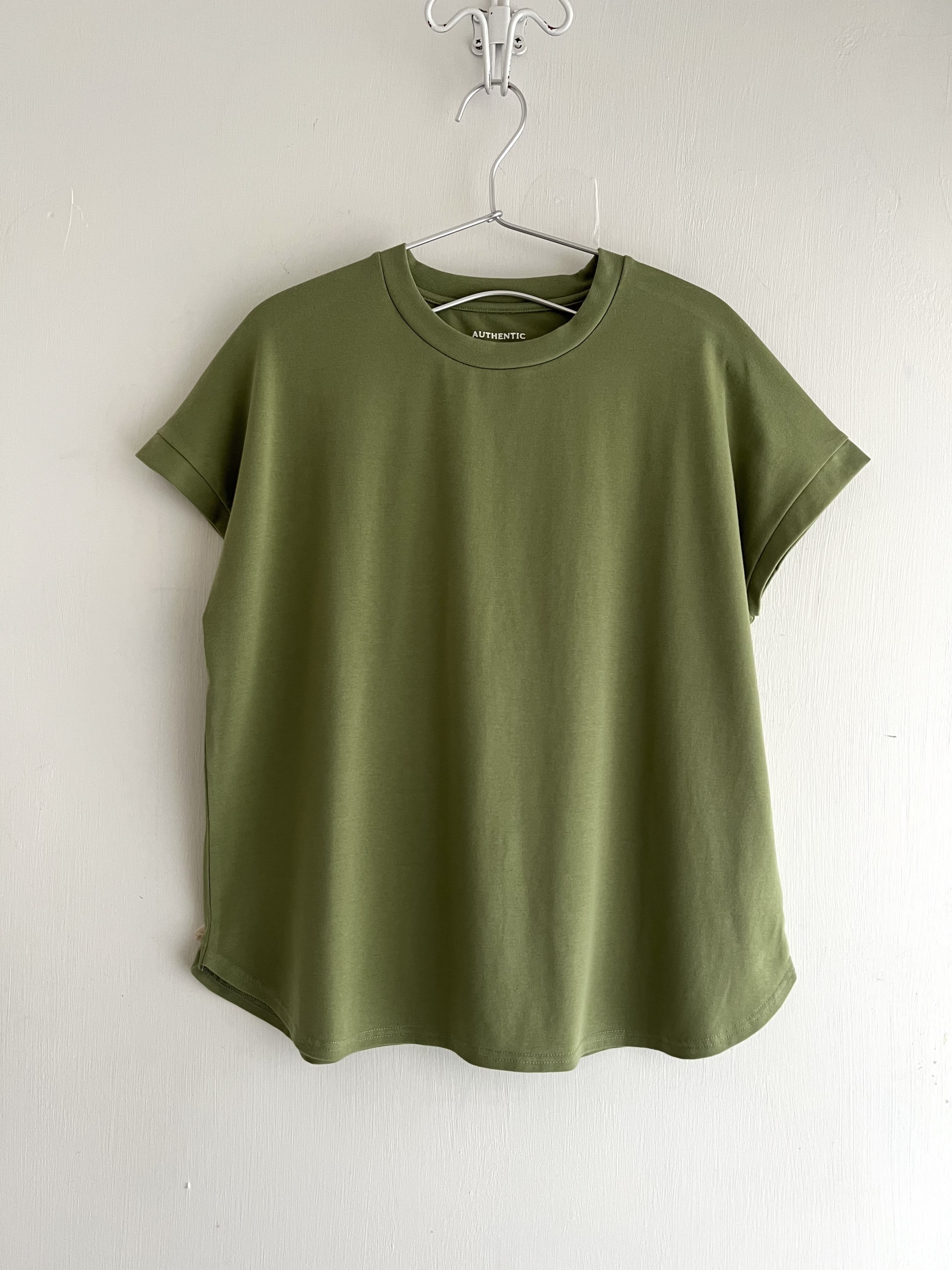 CUBE SUGAR綠色圓領top