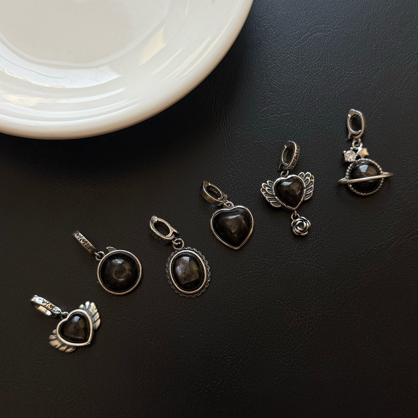 [原石] 金運石 925銀項鏈吊墜