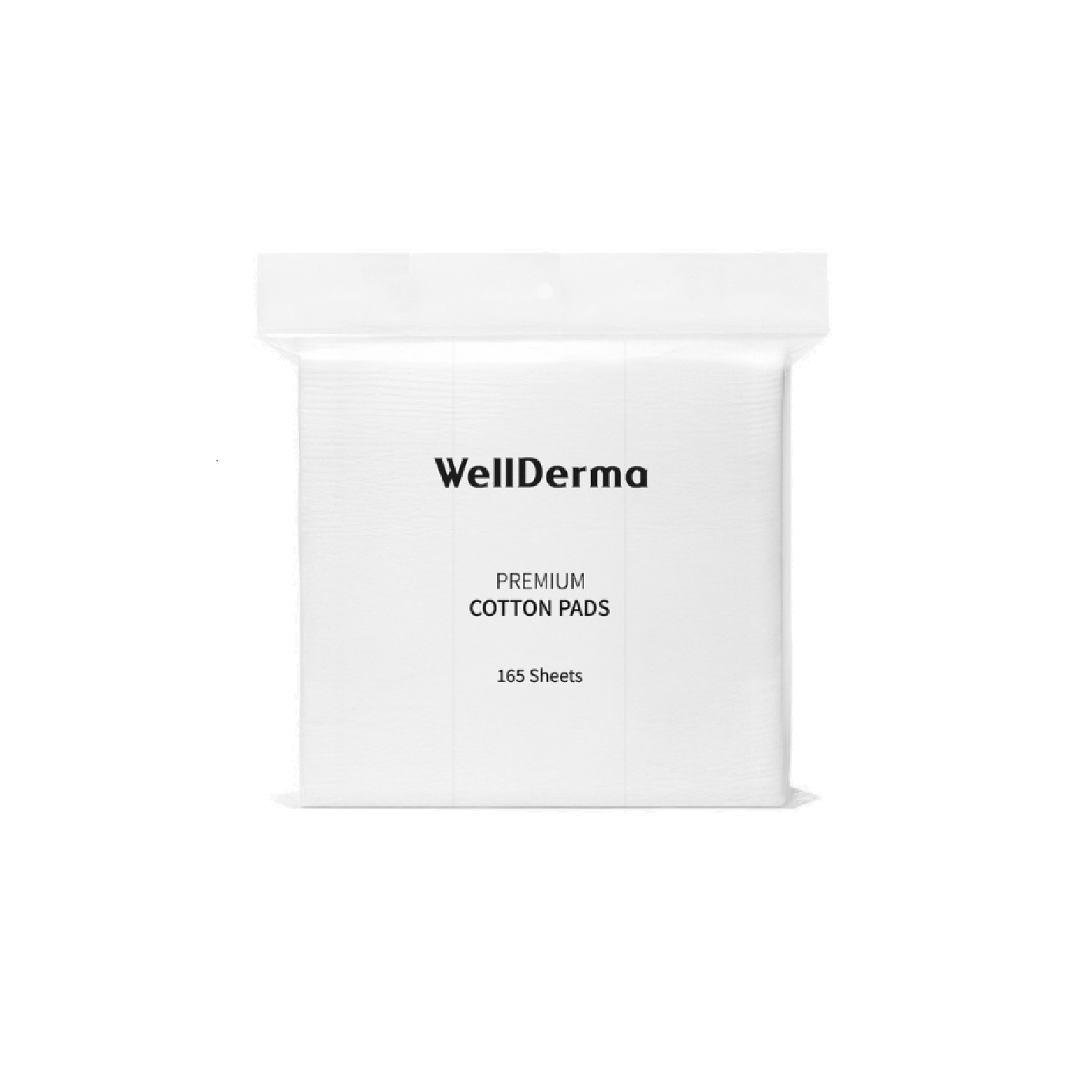 【WellDerma 高級100%純棉化妝棉(165片)】