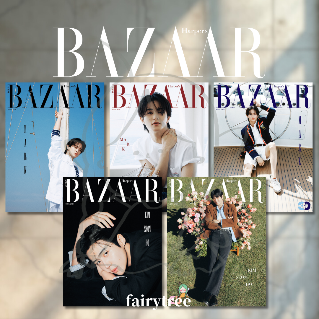 韓國雜誌 HARPER'S BAZAAR KOREA 2026.04 封面人物 MARK KIM SEONHO