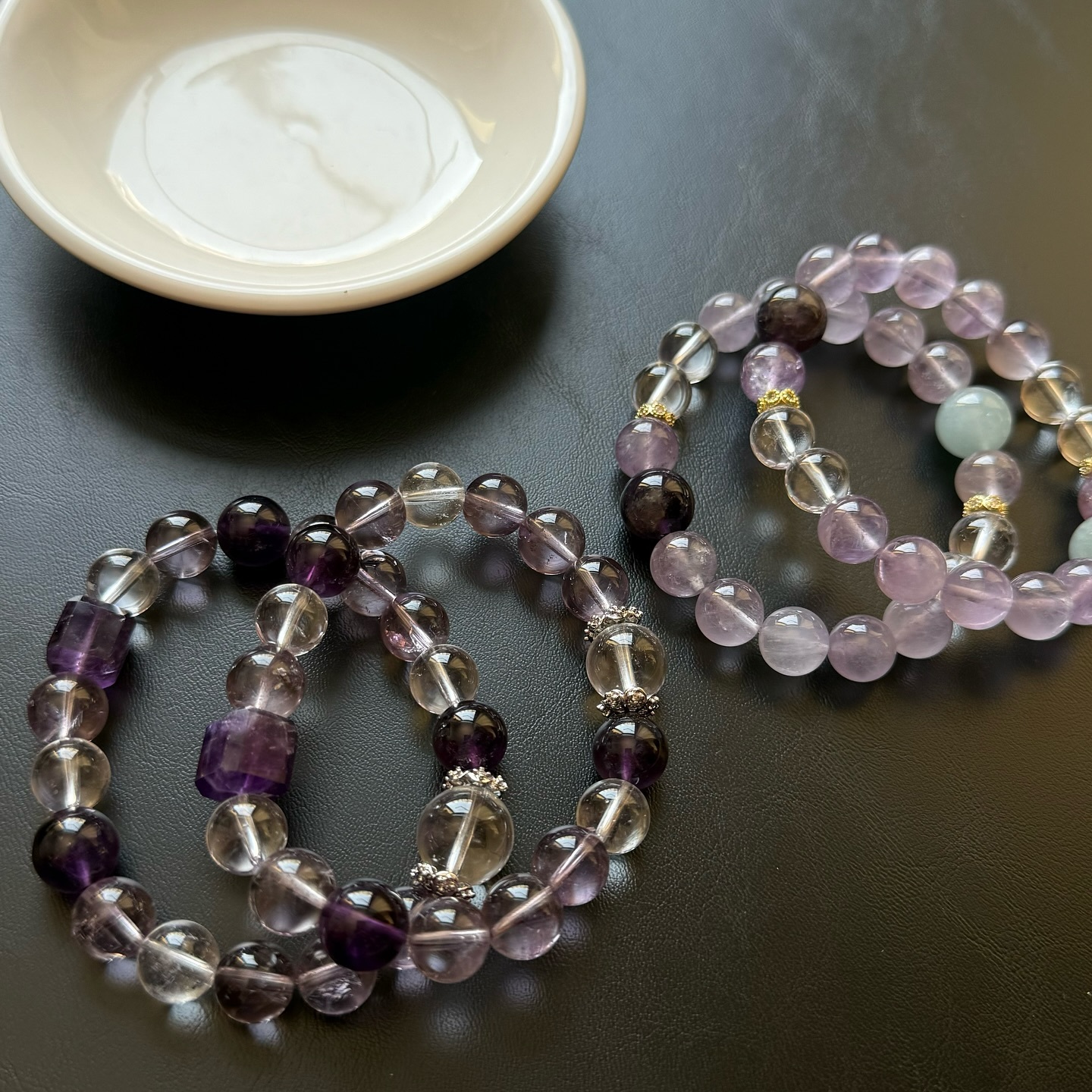 [原石] 紫水晶 設計款水晶手串