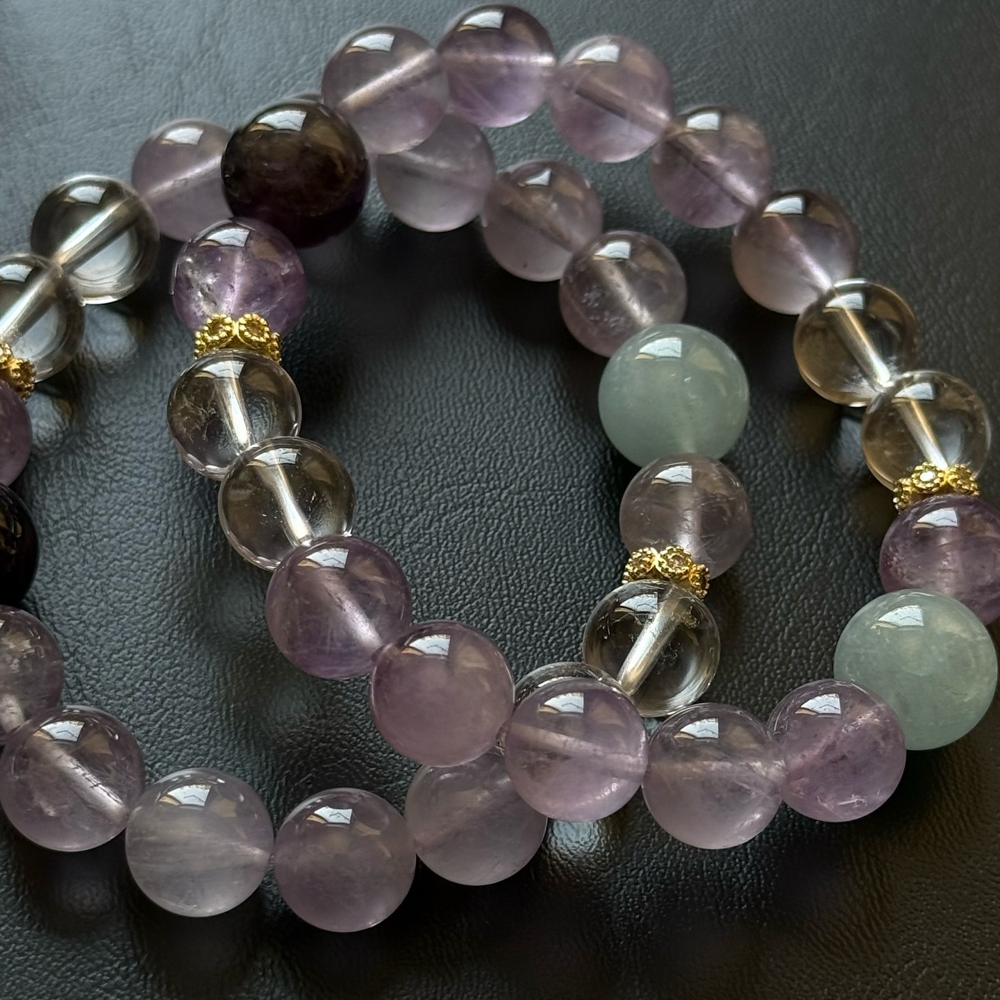 [原石] 紫水晶 設計款水晶手串