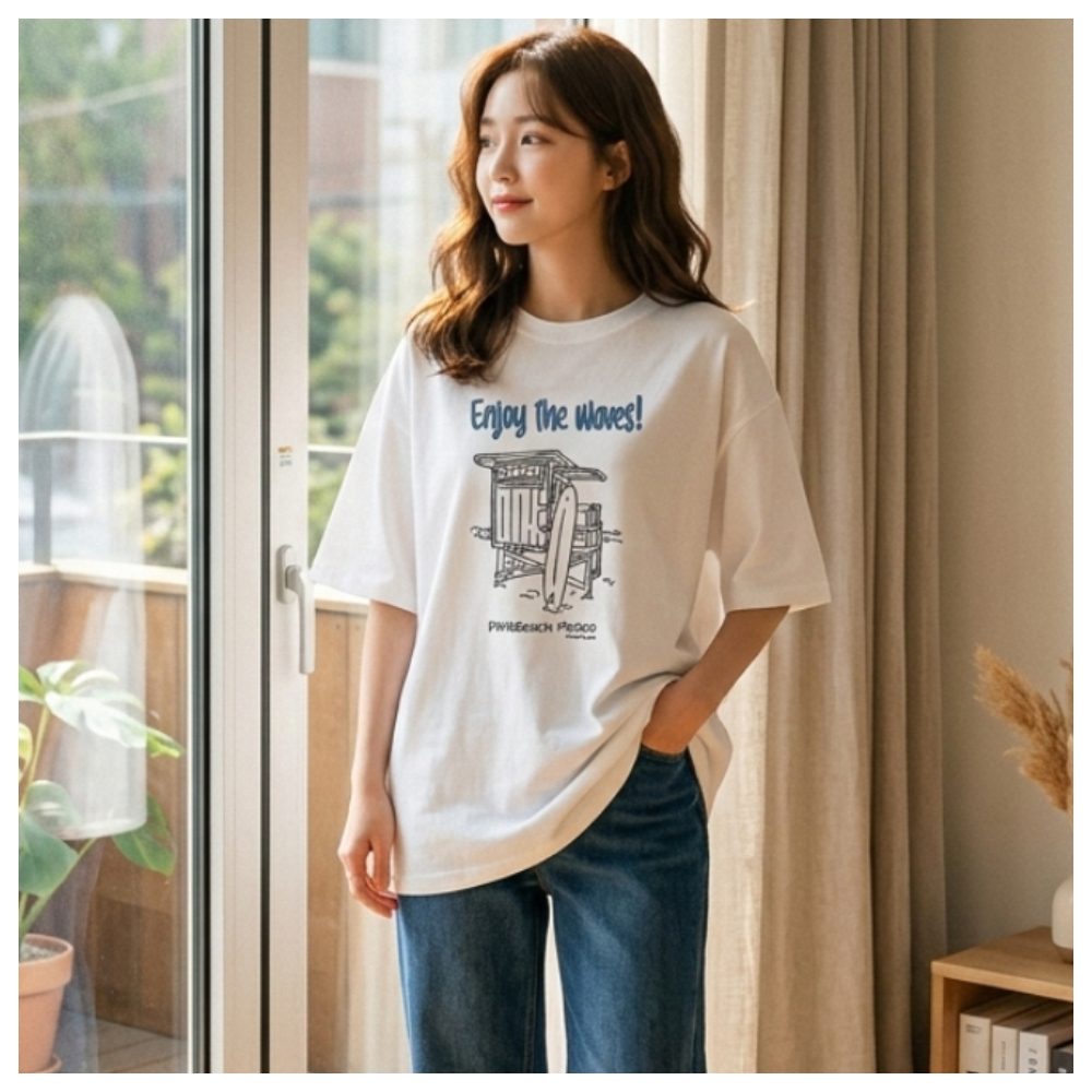 【ASister 小姊姊】AS0386#純棉上衣☆*衝浪小屋*中長版短袖T恤(10色 S-3XL)