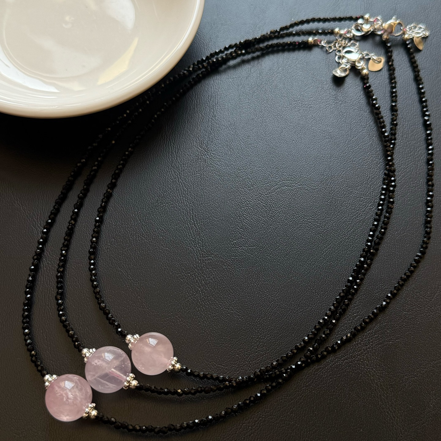 [原石] 粉晶 水晶項鏈