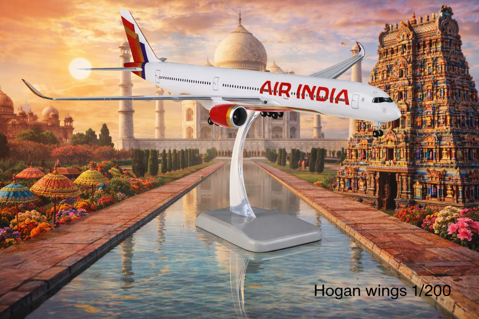 Hogan wings 1/200 印度航空 A350-1000 新標準塗裝