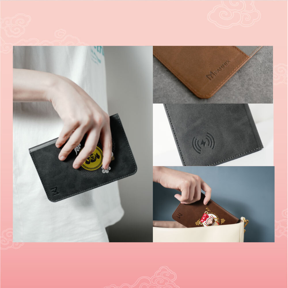 FAMMIX,菲米斯,白沙屯,白沙屯媽祖,護照夾,護照包,出國,拱天宮,進香,媽祖,天上聖母,護照,防丟護照夾,防丟護照包,防丟卡,iphone,Apple Find My,防水護照夾,防水護照包