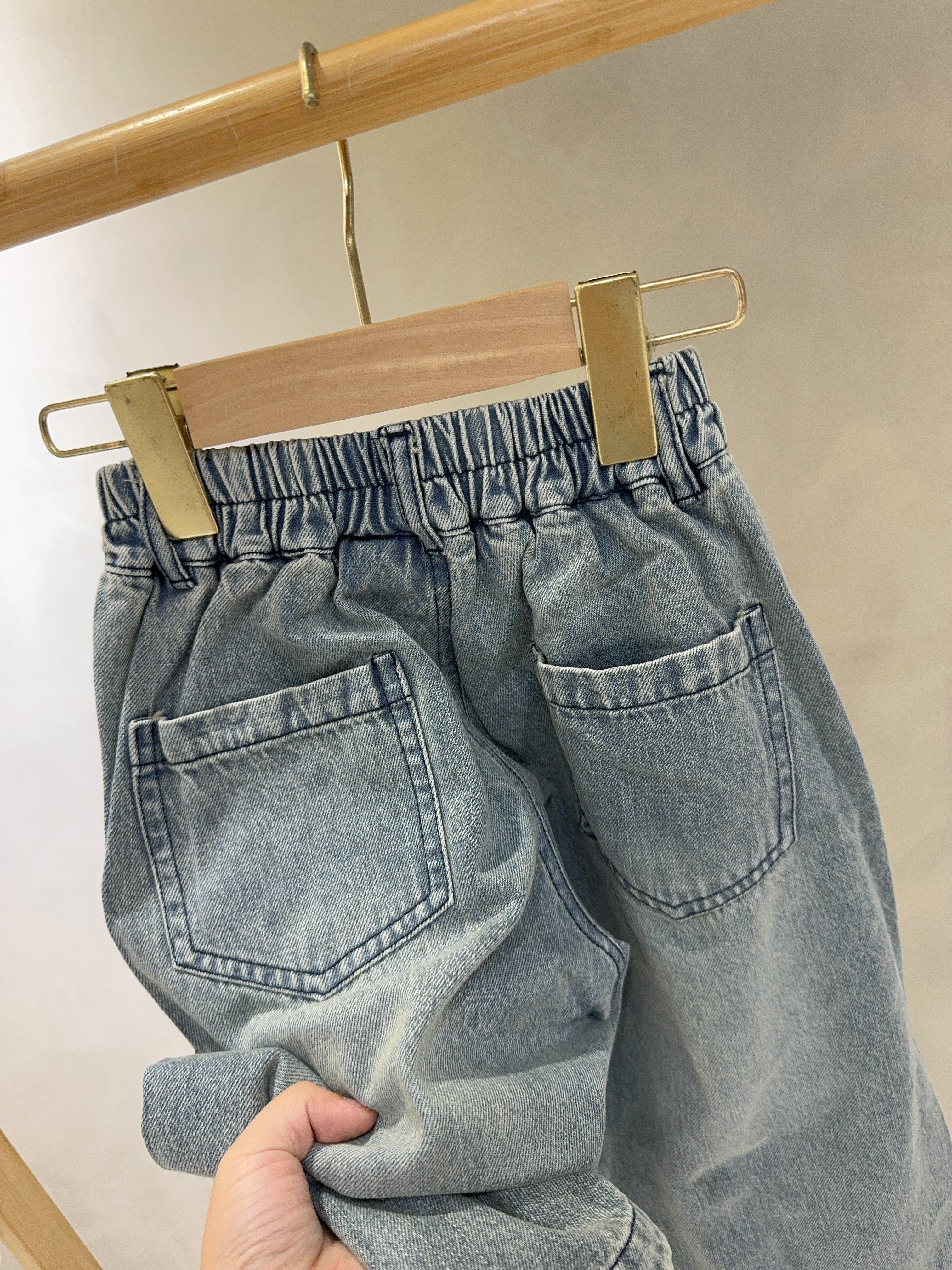 61355抓皺牛仔褲C235