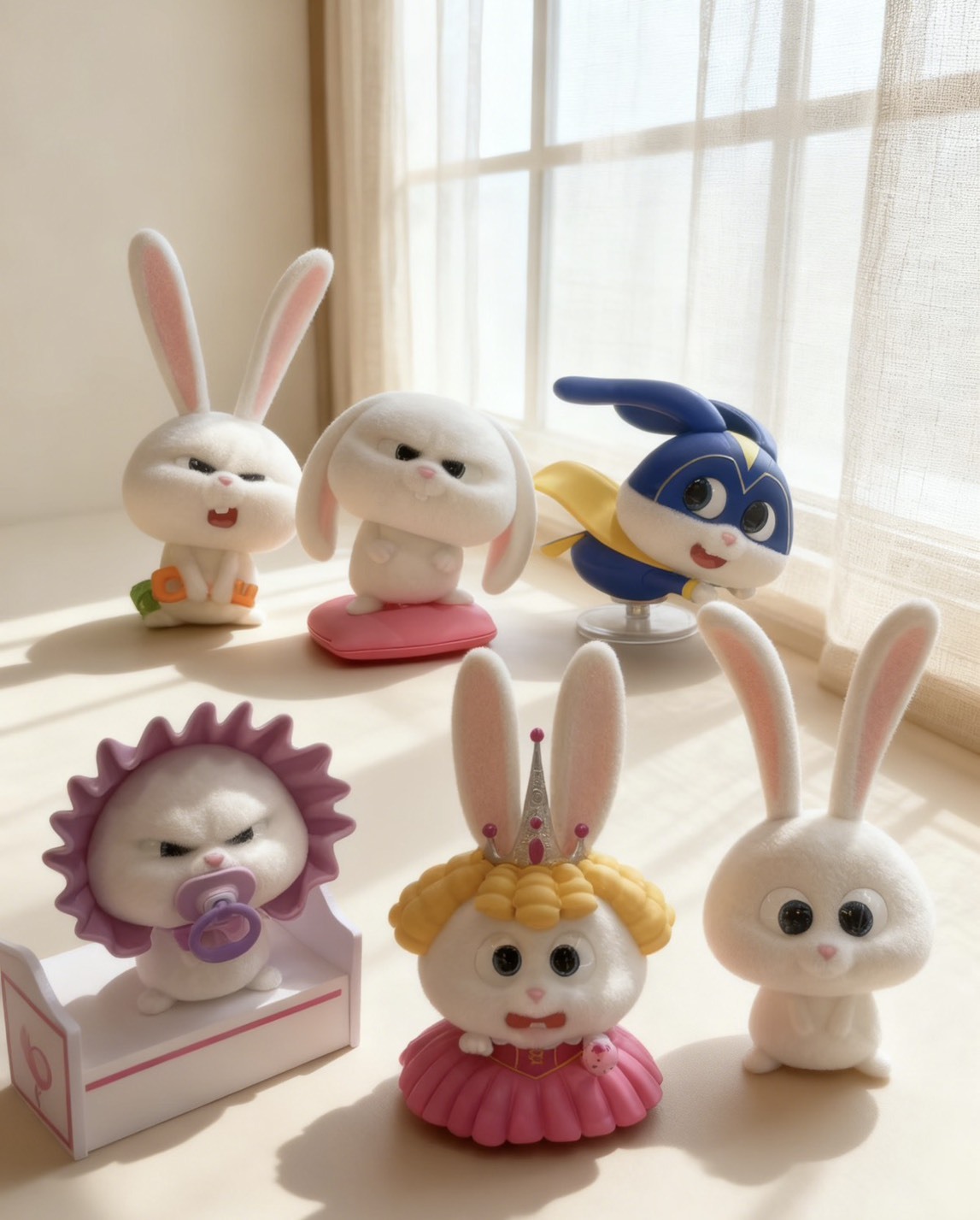 <正版授權> PLZDOT 兔老大 小白的生活 盲盒 植絨公仔