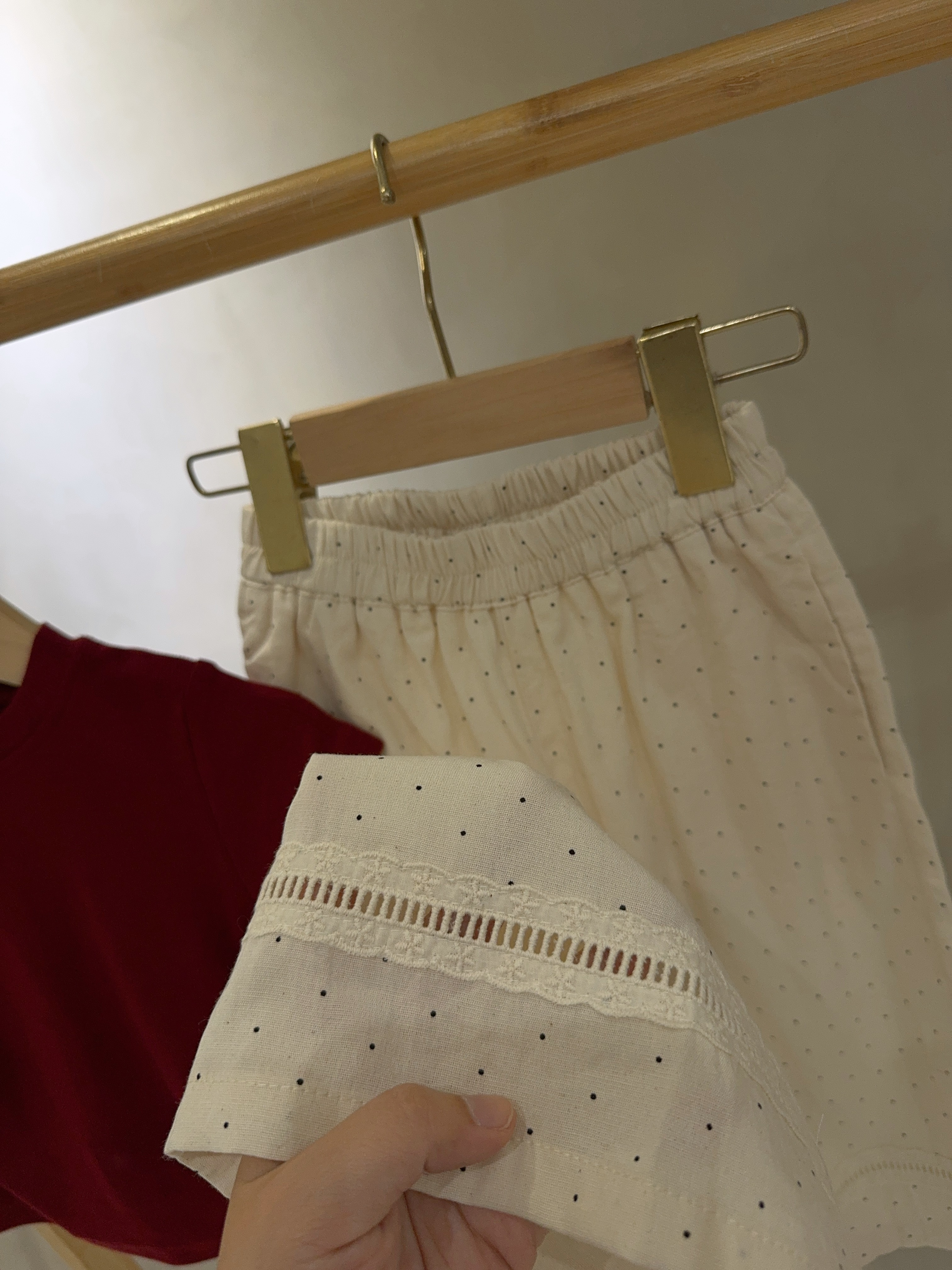 F66106點點花邊褲C238