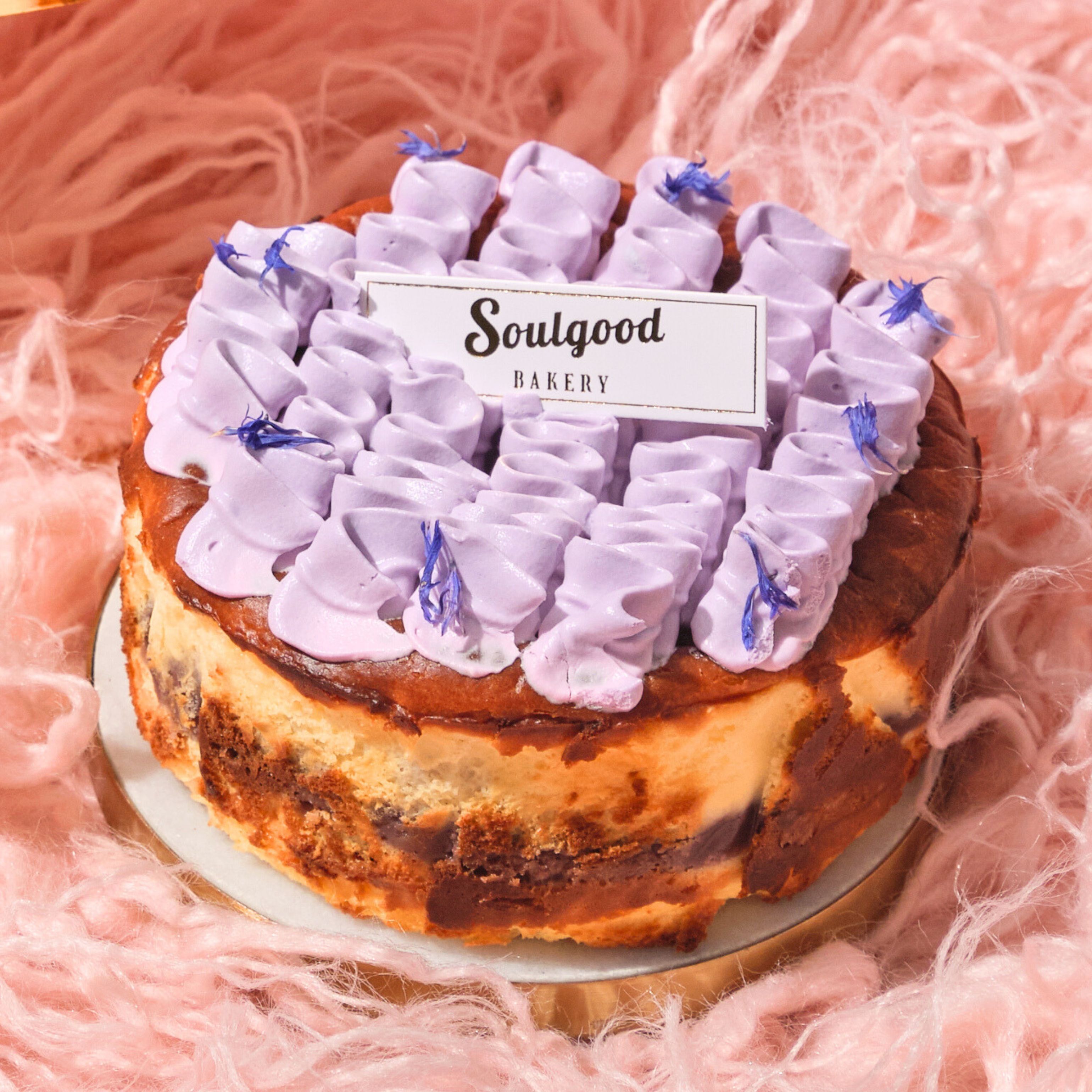 芋泥麻糬 迷你巴斯克芝士蛋糕