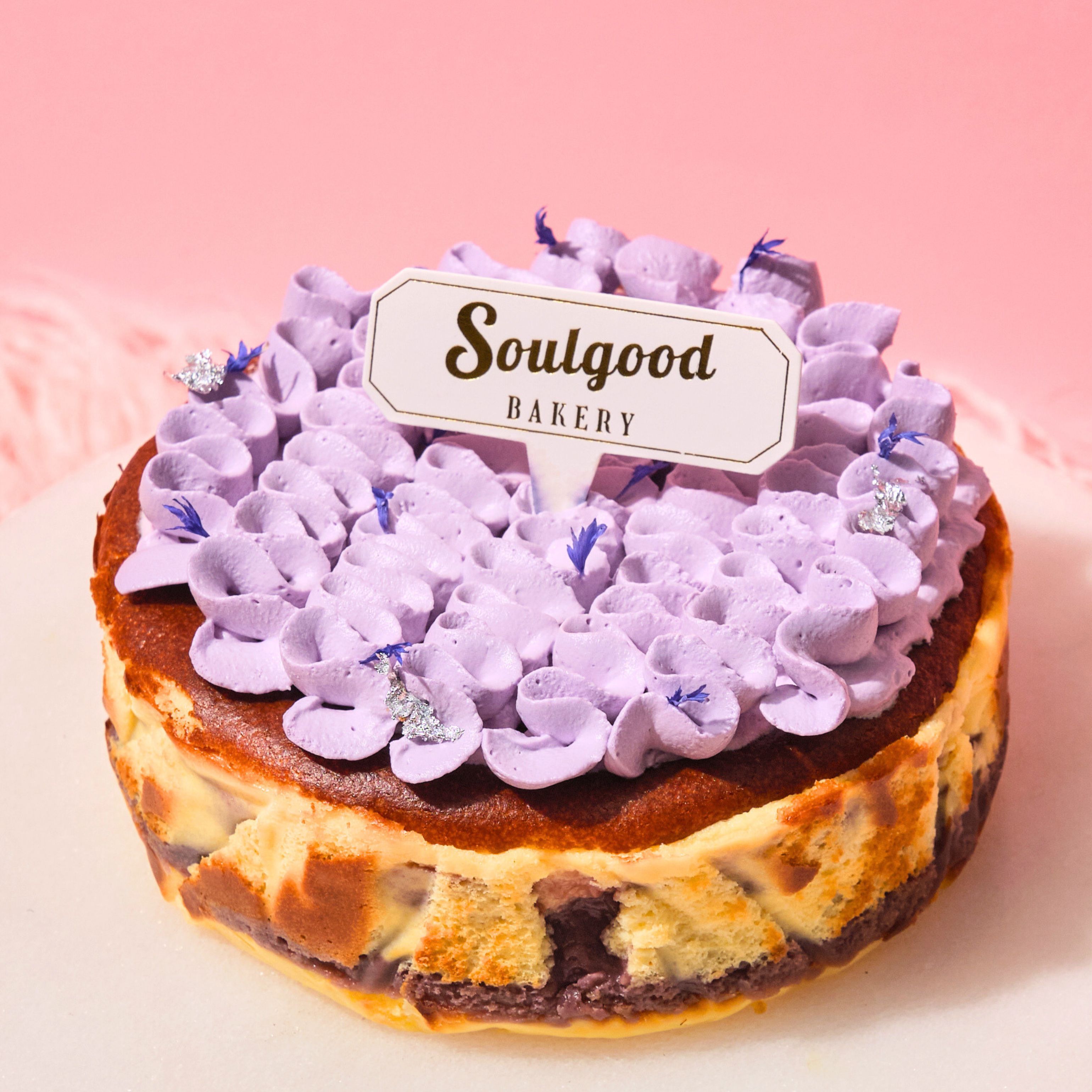 芋泥麻糬 巴斯克芝士蛋糕