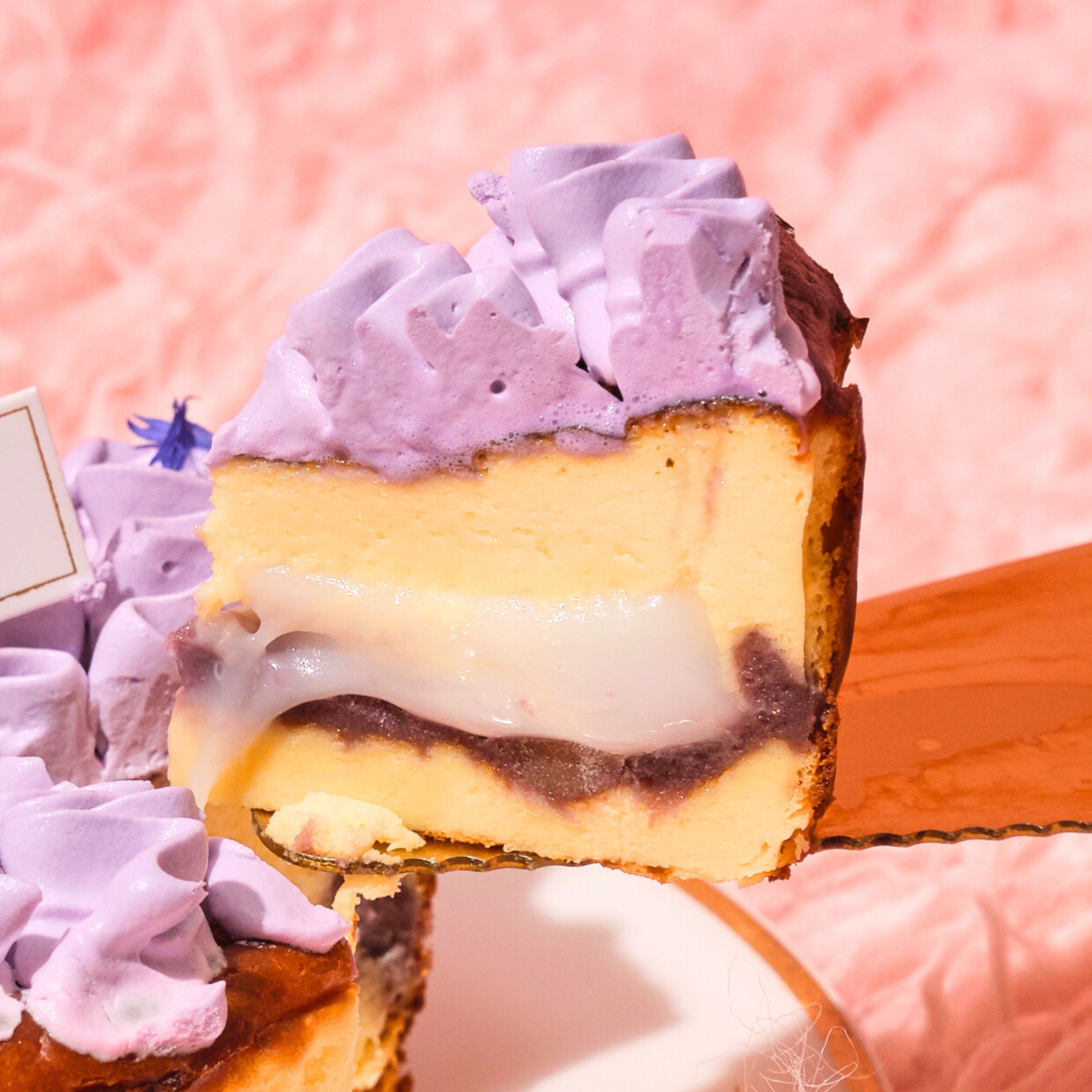 芋泥麻糬 巴斯克芝士蛋糕