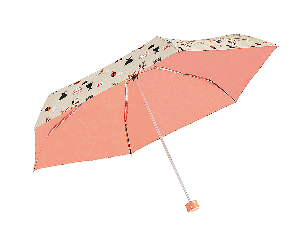 RAINSTORY-8°降溫凍齡手開迷你口袋傘(LOVE PARIS)