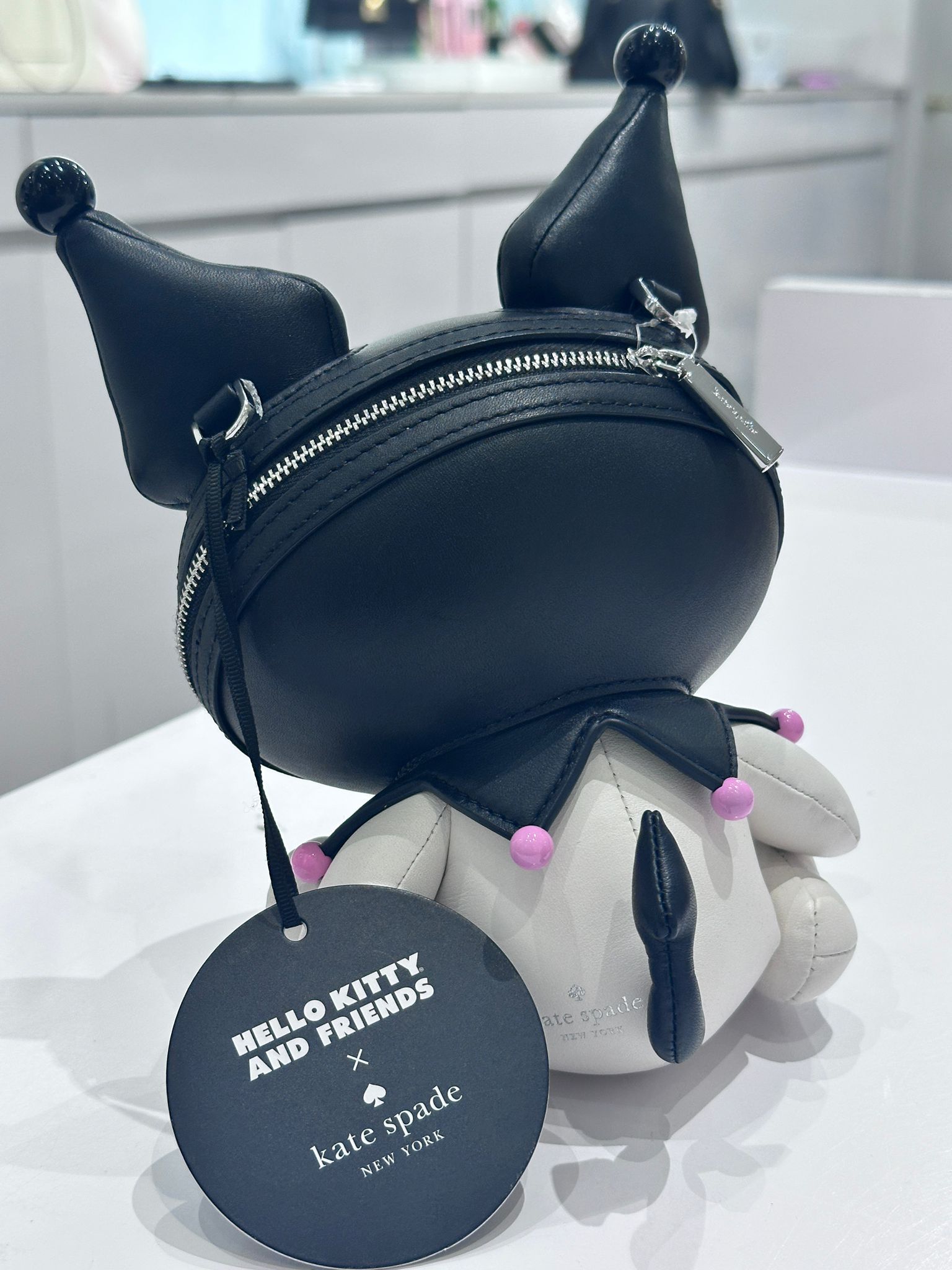 RQ03 KS Kuromi造型斜背包 Hello Kitty And Friends X Kate Spade New York Kuromi Bag