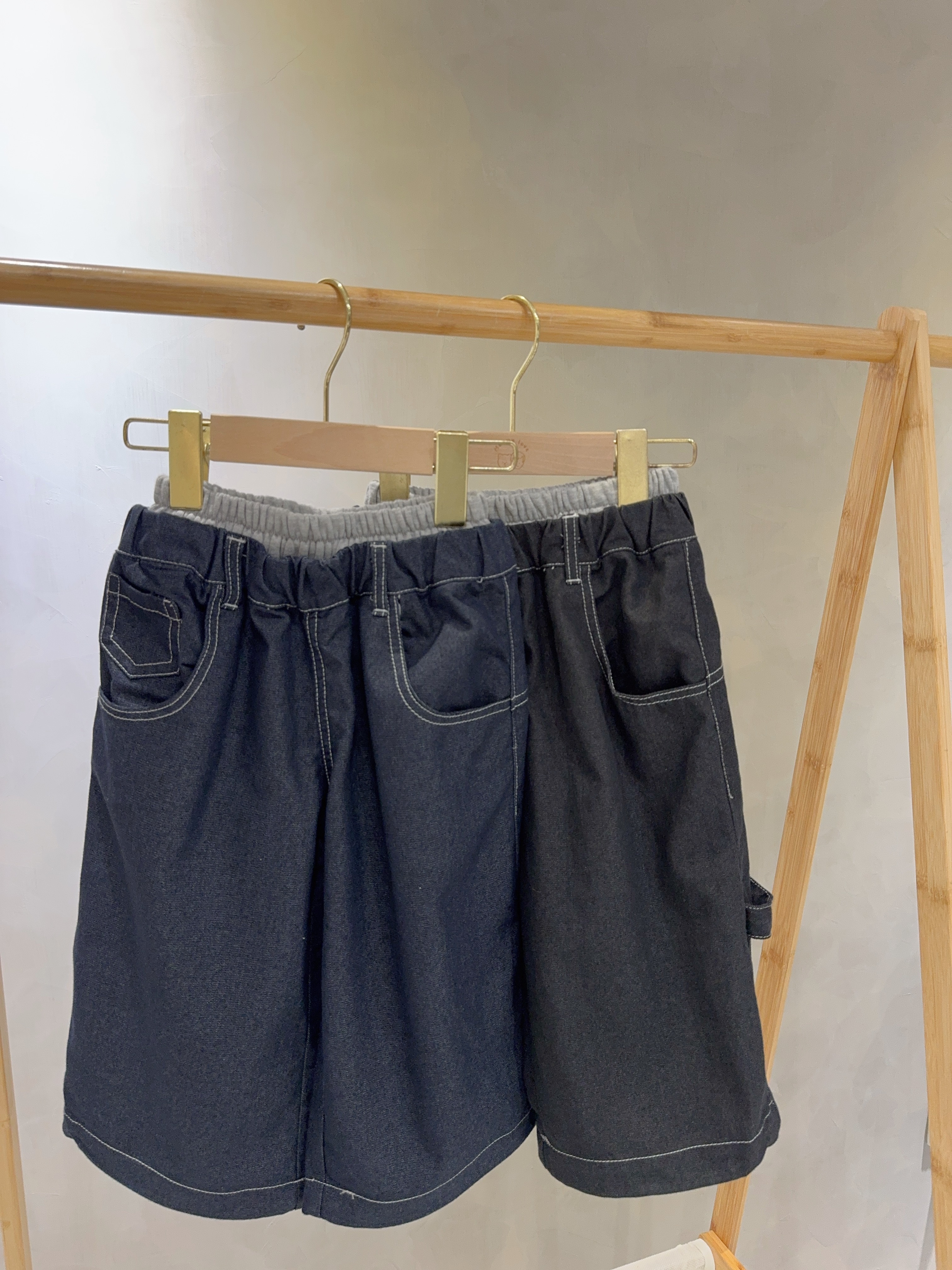 61357撞色褲頭軟料牛仔C237