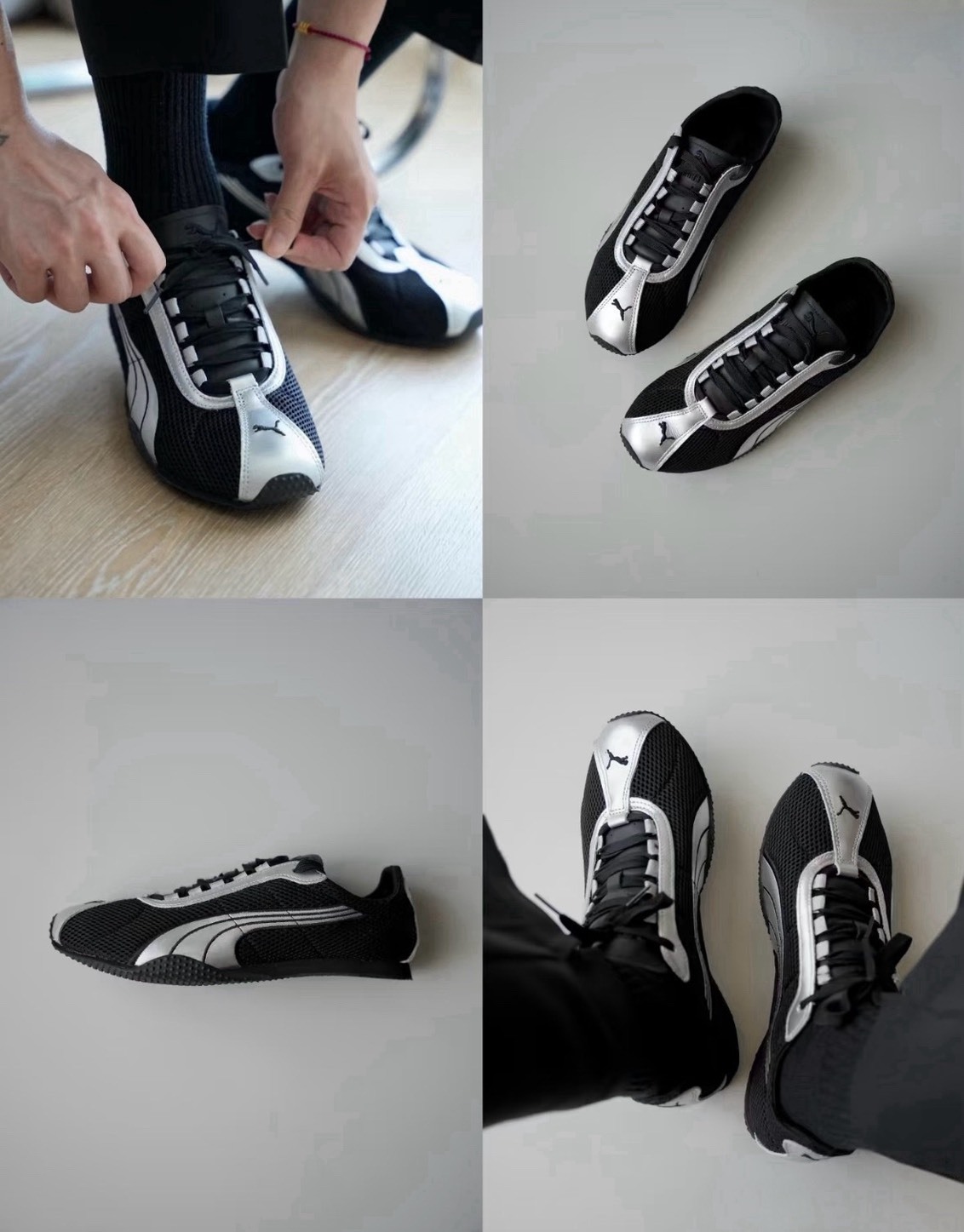 PUMA 休閒鞋 Rosé 同款 H-STREET OG 黑銀 運動 情侶鞋 男女 40369202