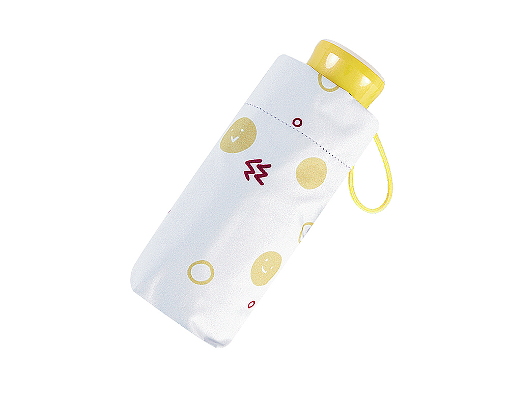 RAINSTORY-8°降溫凍齡手開迷你口袋傘(微笑圈圈)