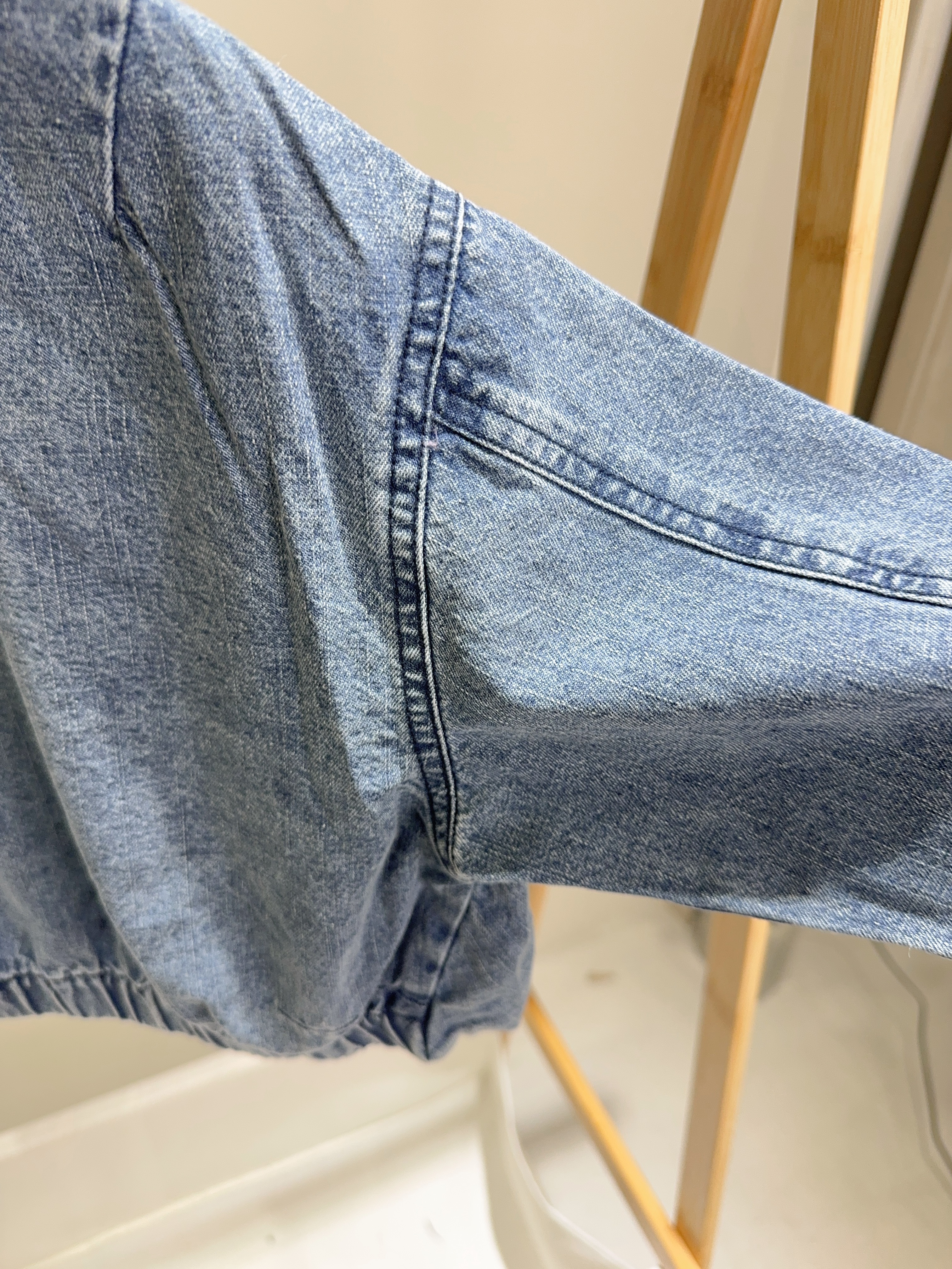 61219牛仔花苞外套C228