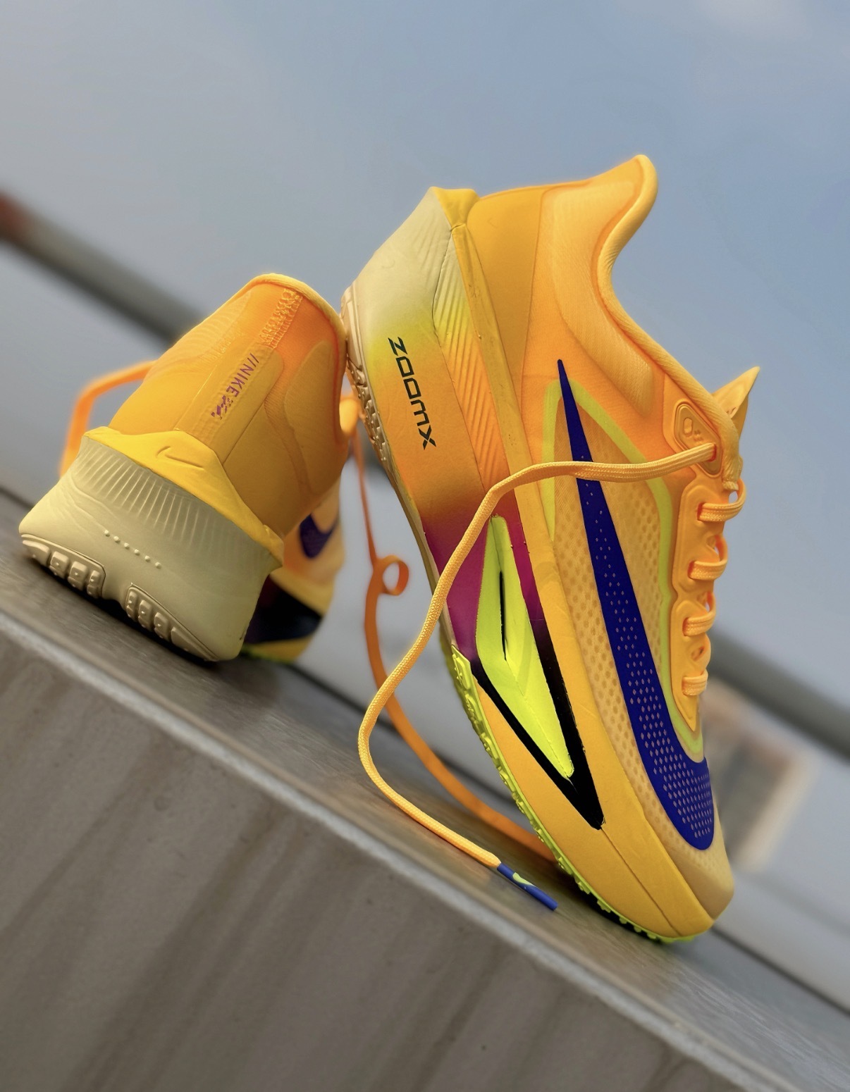 男鞋 NIKE ZOOM FLY 6 黃紫 緩震 透氣 碳纖維 慢跑 運動鞋【FN8454-800】