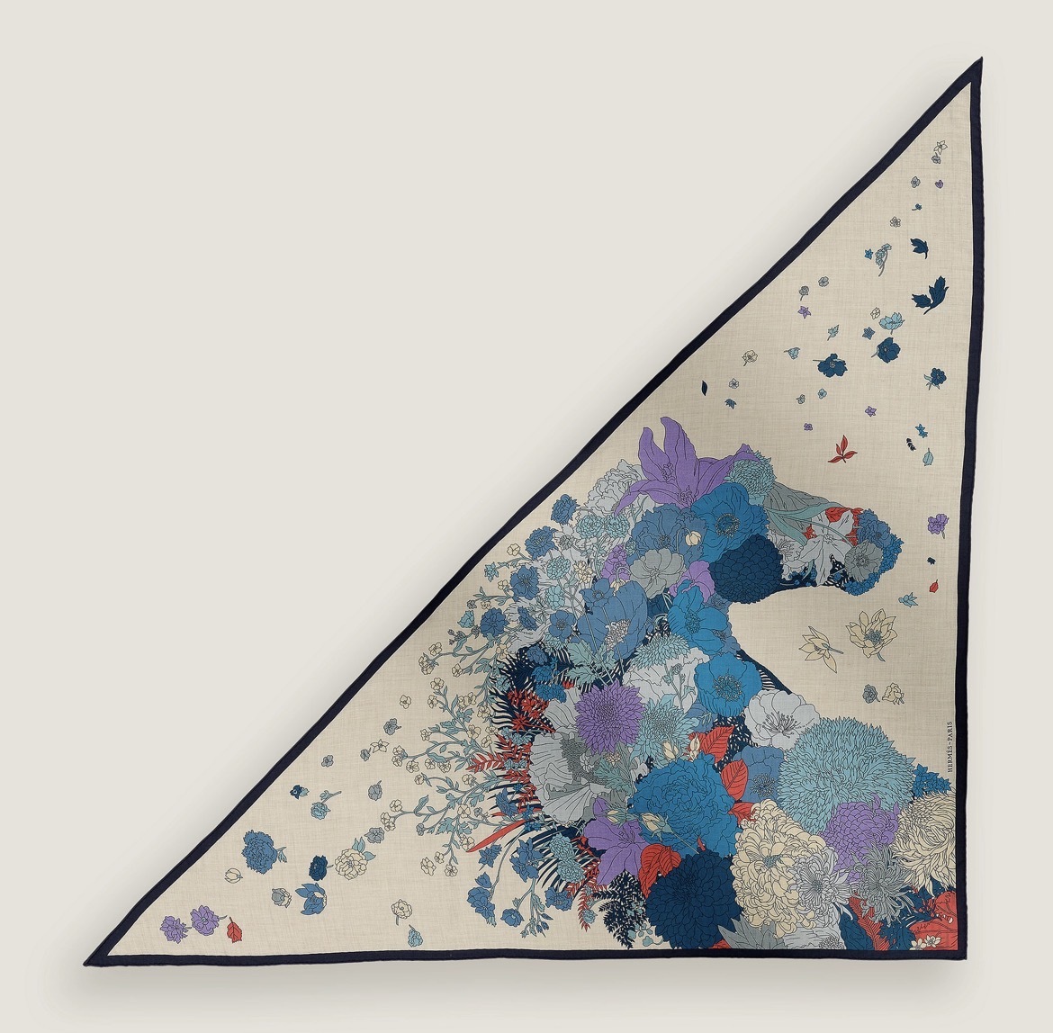 Robe Legere triangle Caban / Naturel / Bleu Canard 208×99cm