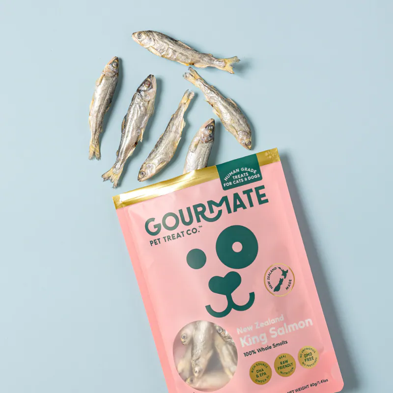 Gourmate｜國王鮭魚小魚乾凍乾  (犬貓可食) 40g