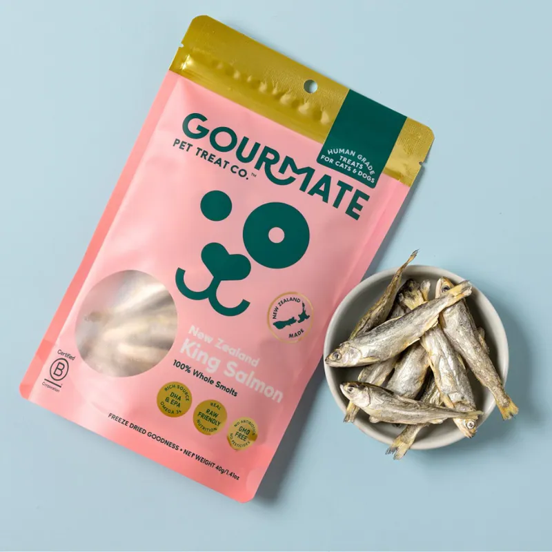 Gourmate｜國王鮭魚小魚乾凍乾  (犬貓可食) 40g