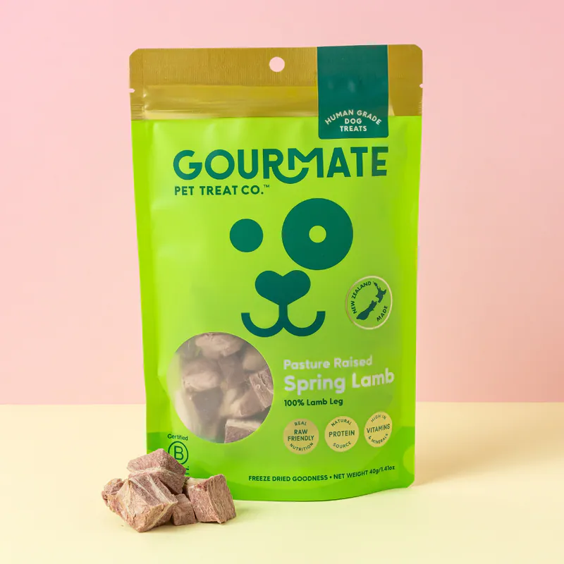 Gourmate｜羊腿肉塊凍乾  (犬貓可食) 40g