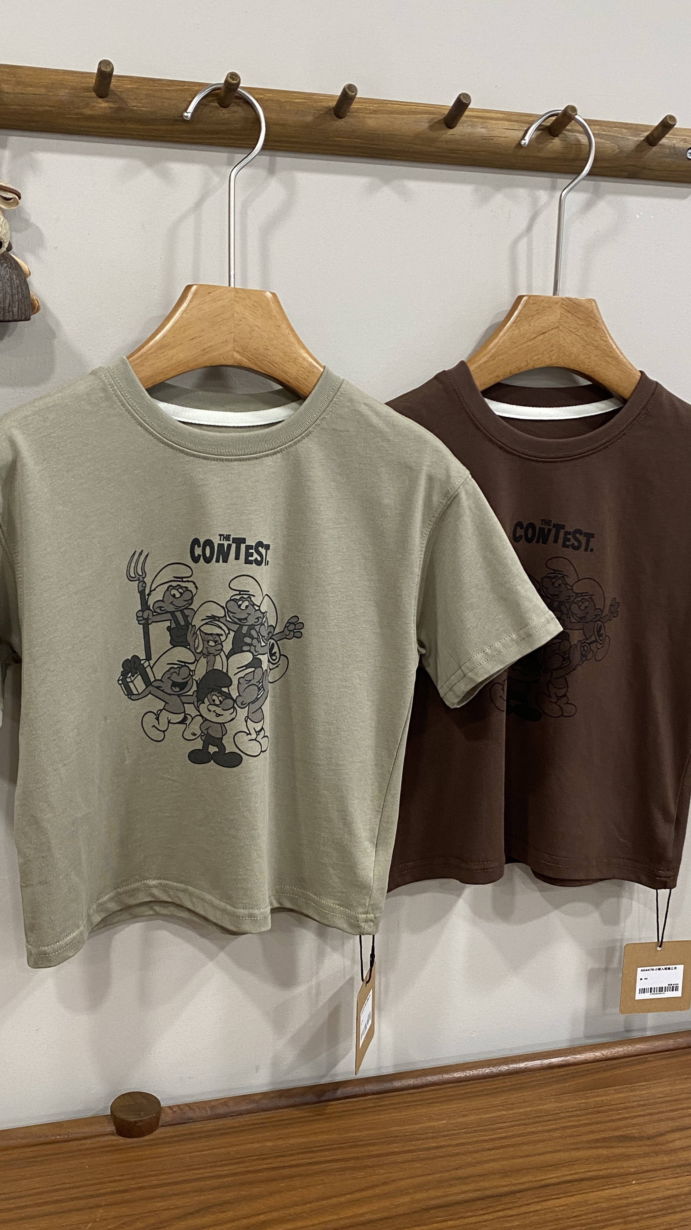 A04476藍色小精靈短袖上衣