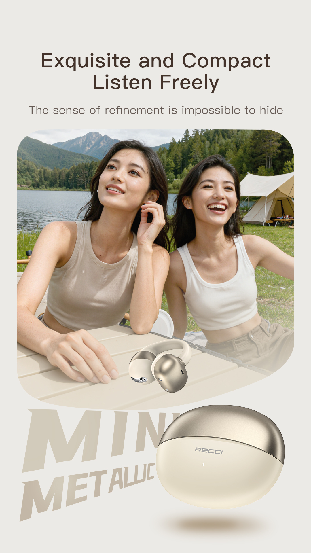 Recci TWS Wireless Headphones REP-W130