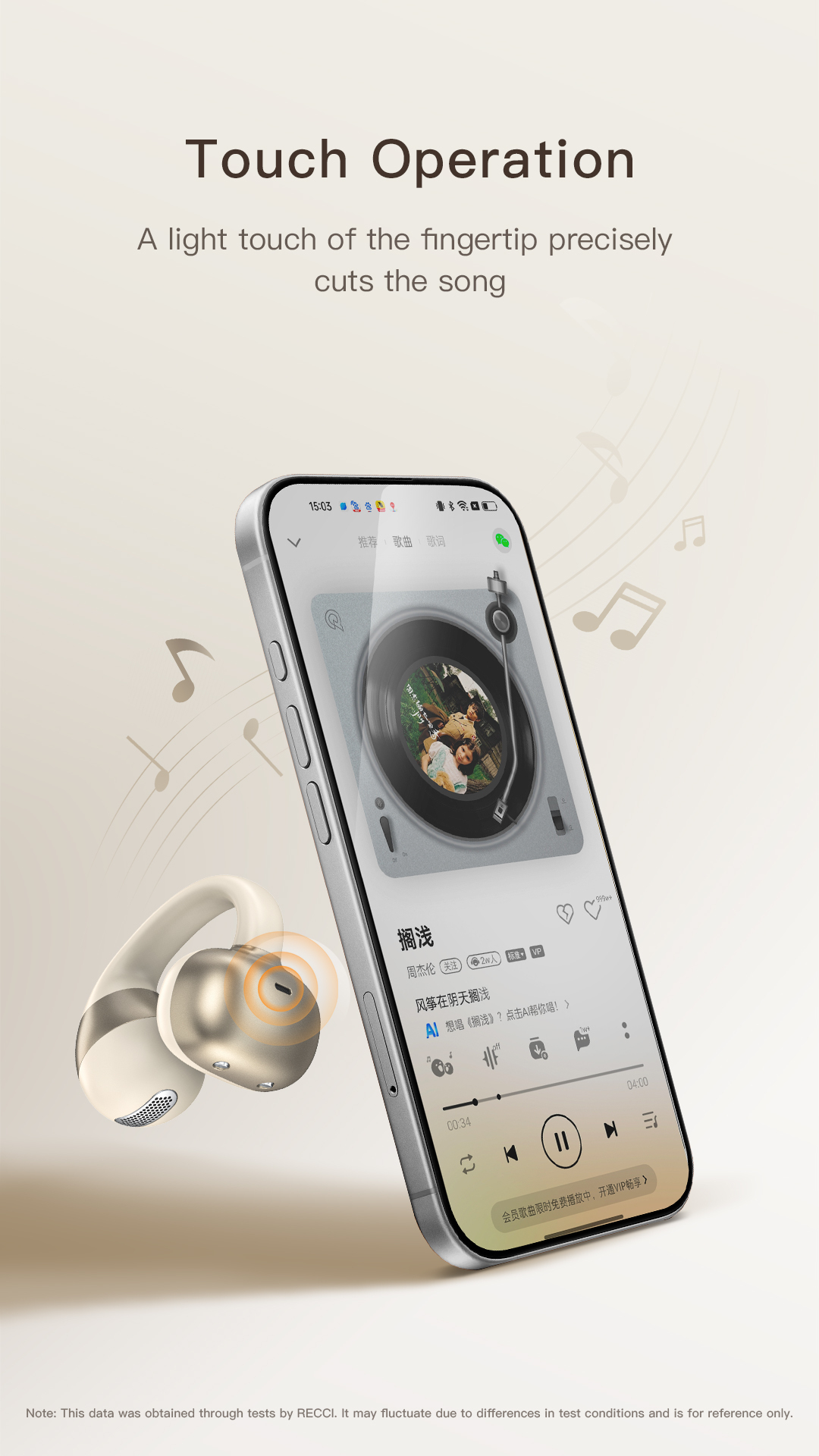 Recci TWS Wireless Headphones REP-W130