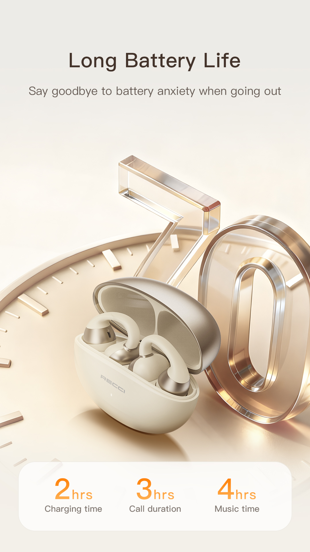 Recci TWS Wireless Headphones REP-W130