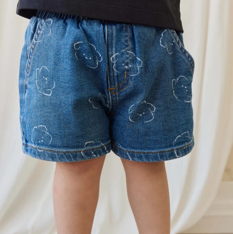 （預購）JAMIEKAY 小熊牛仔短褲 Reid Denim Short - Haru Denim