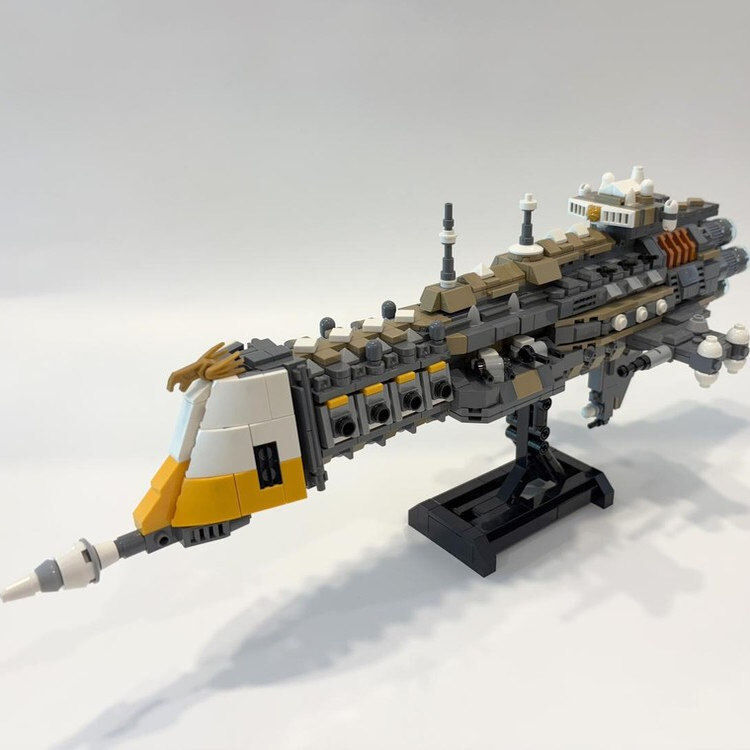 MOC 40K Lunar Class Cruiser Battlefleet Gothic Buildings Set Fit Lego NO BOX MOC178469