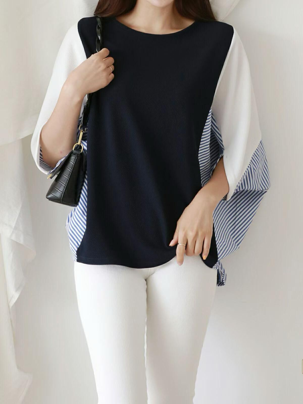 韓國高質拼布top~151W