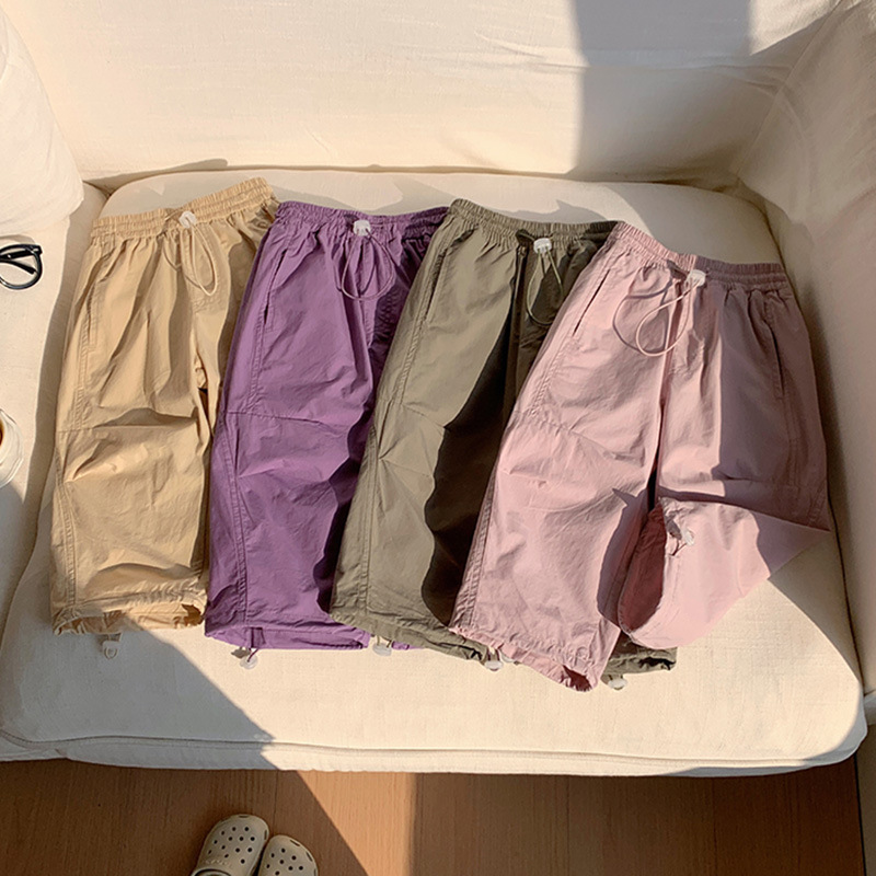 豬鼻抽繩滑板褲(90-150)