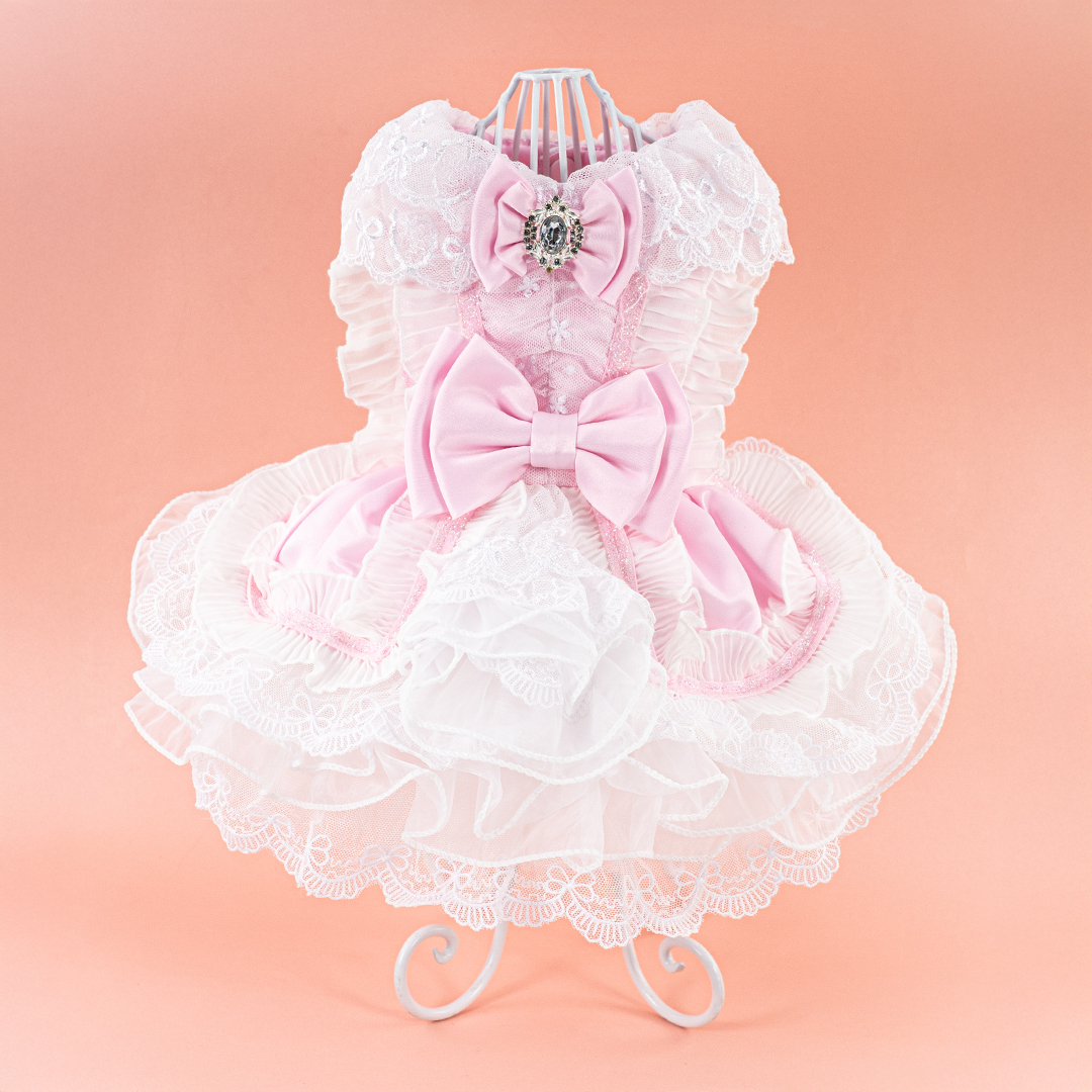 Pink Tiered Dress