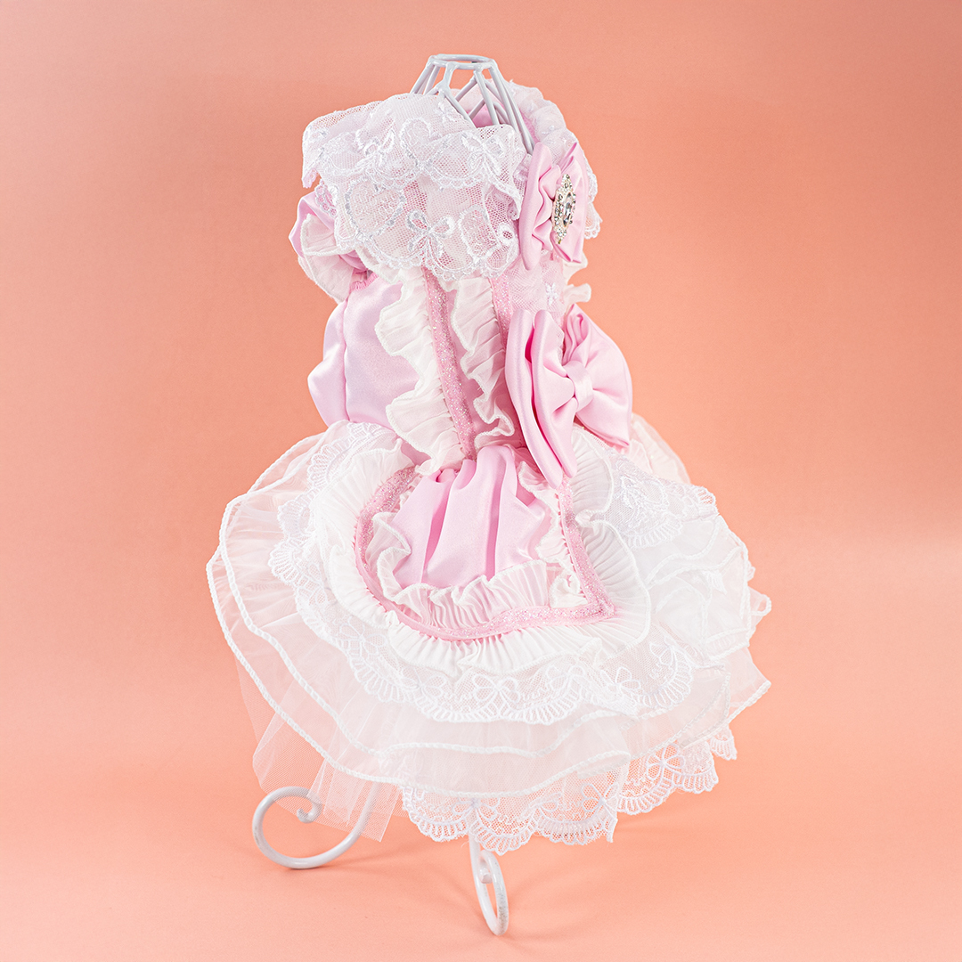 Pink Tiered Dress